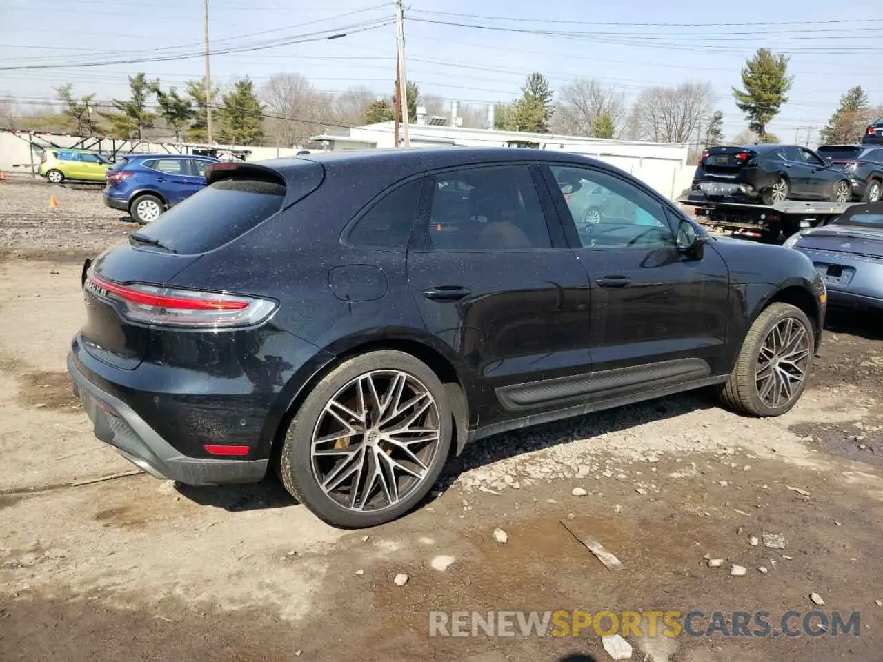 3 Photograph of a damaged car WP1AA2A55NLB10358 PORSCHE MACAN 2022