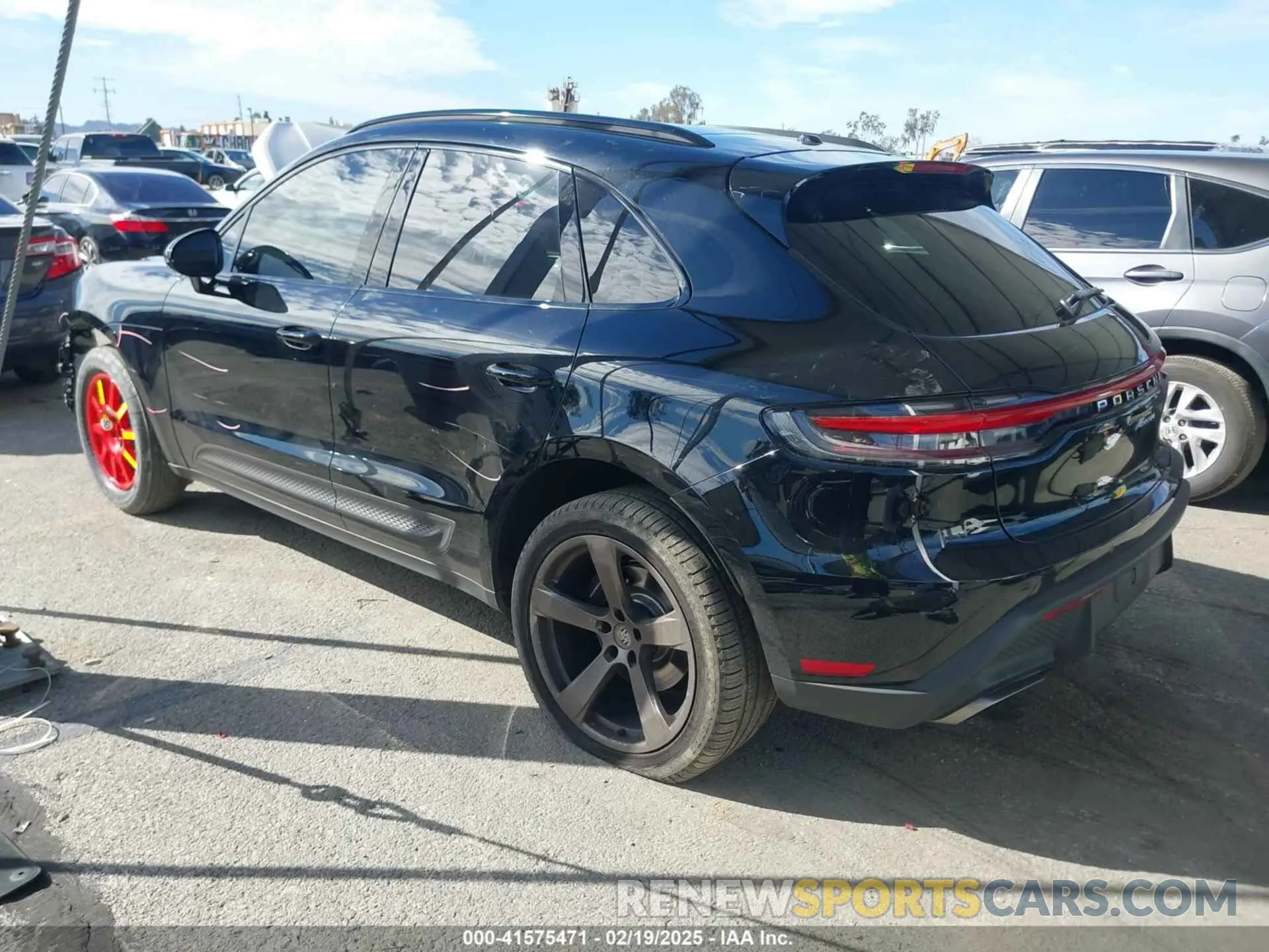 3 Photograph of a damaged car WP1AA2A56NLB01345 PORSCHE MACAN 2022