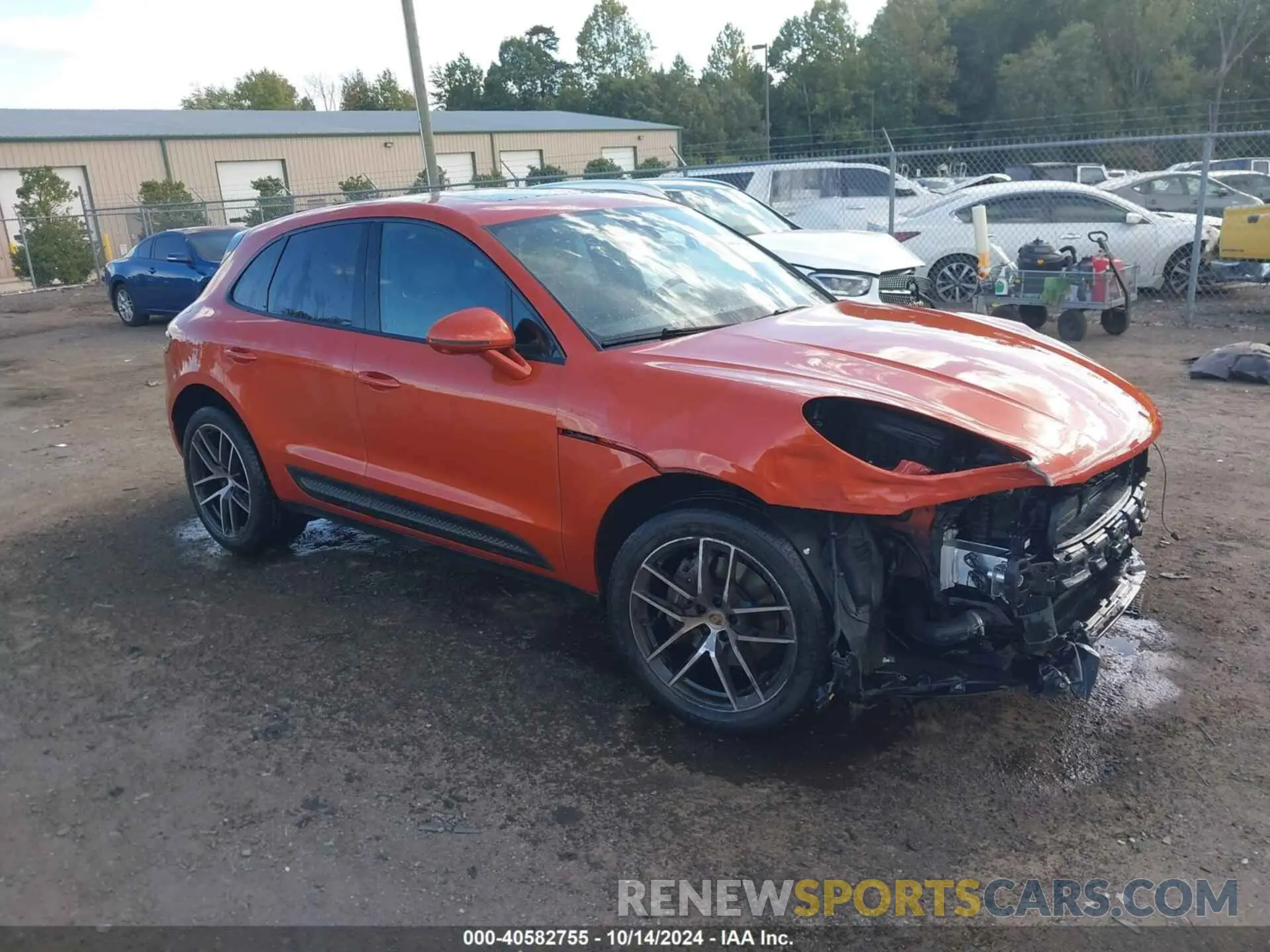 1 Photograph of a damaged car WP1AA2A56NLB02687 PORSCHE MACAN 2022