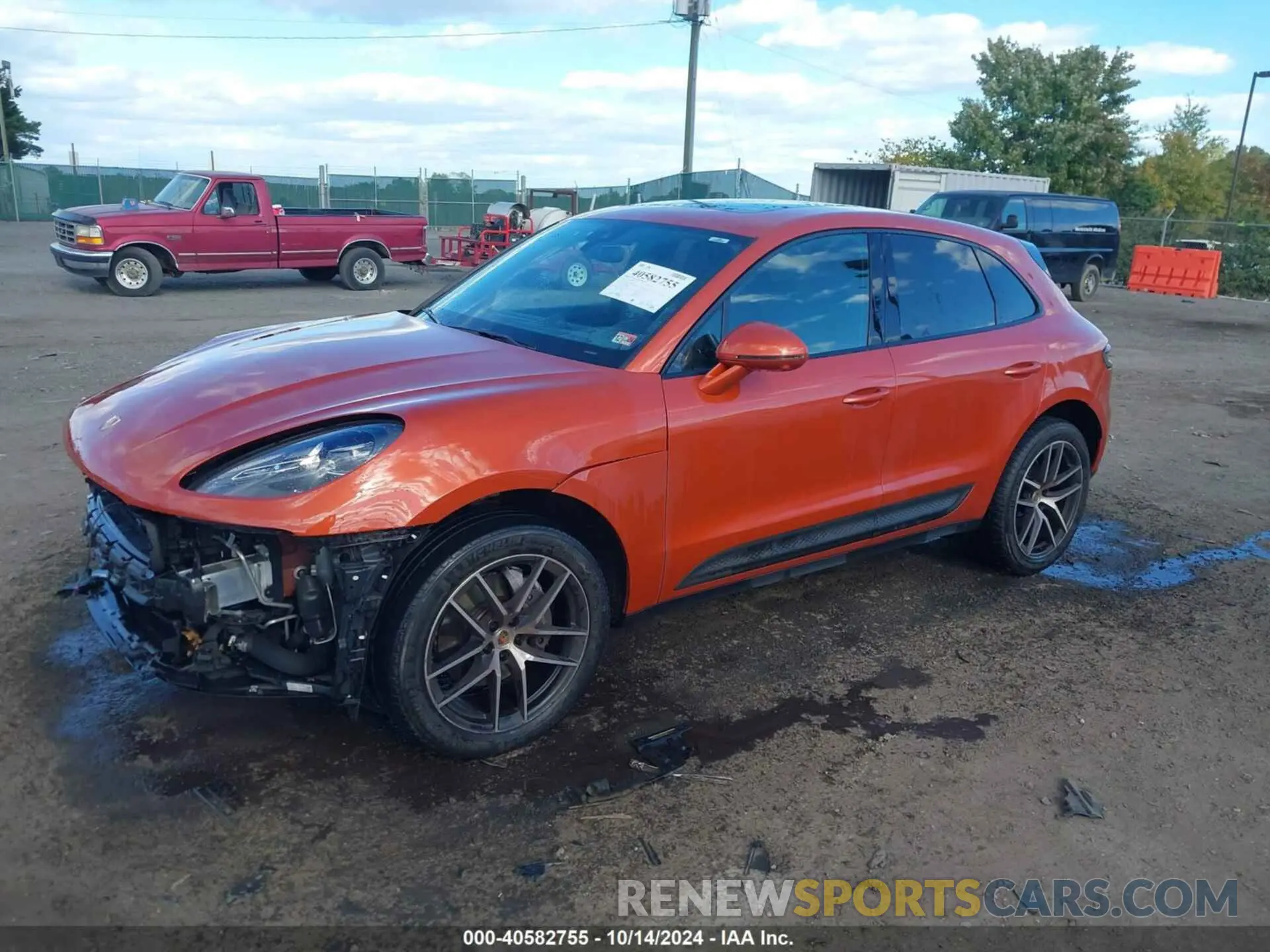 2 Photograph of a damaged car WP1AA2A56NLB02687 PORSCHE MACAN 2022
