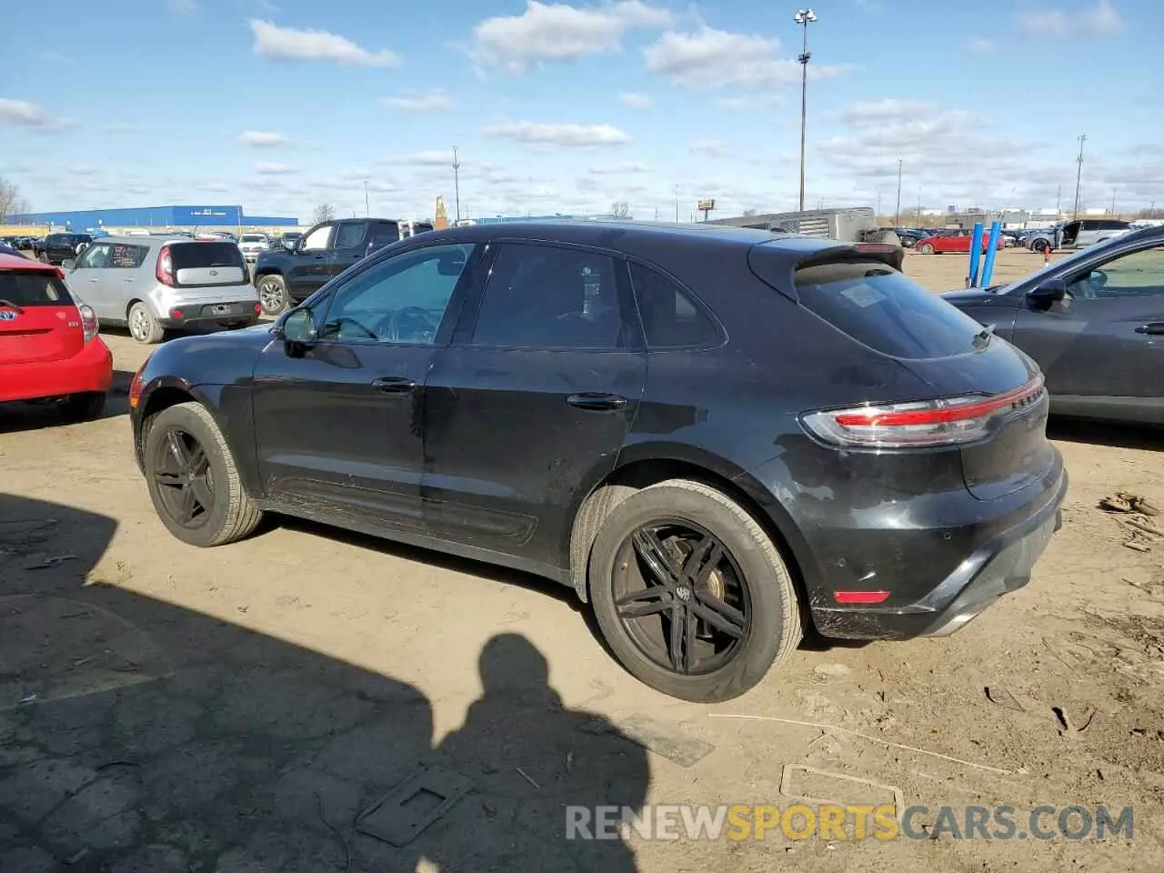 2 Photograph of a damaged car WP1AA2A57NLB02293 PORSCHE MACAN 2022