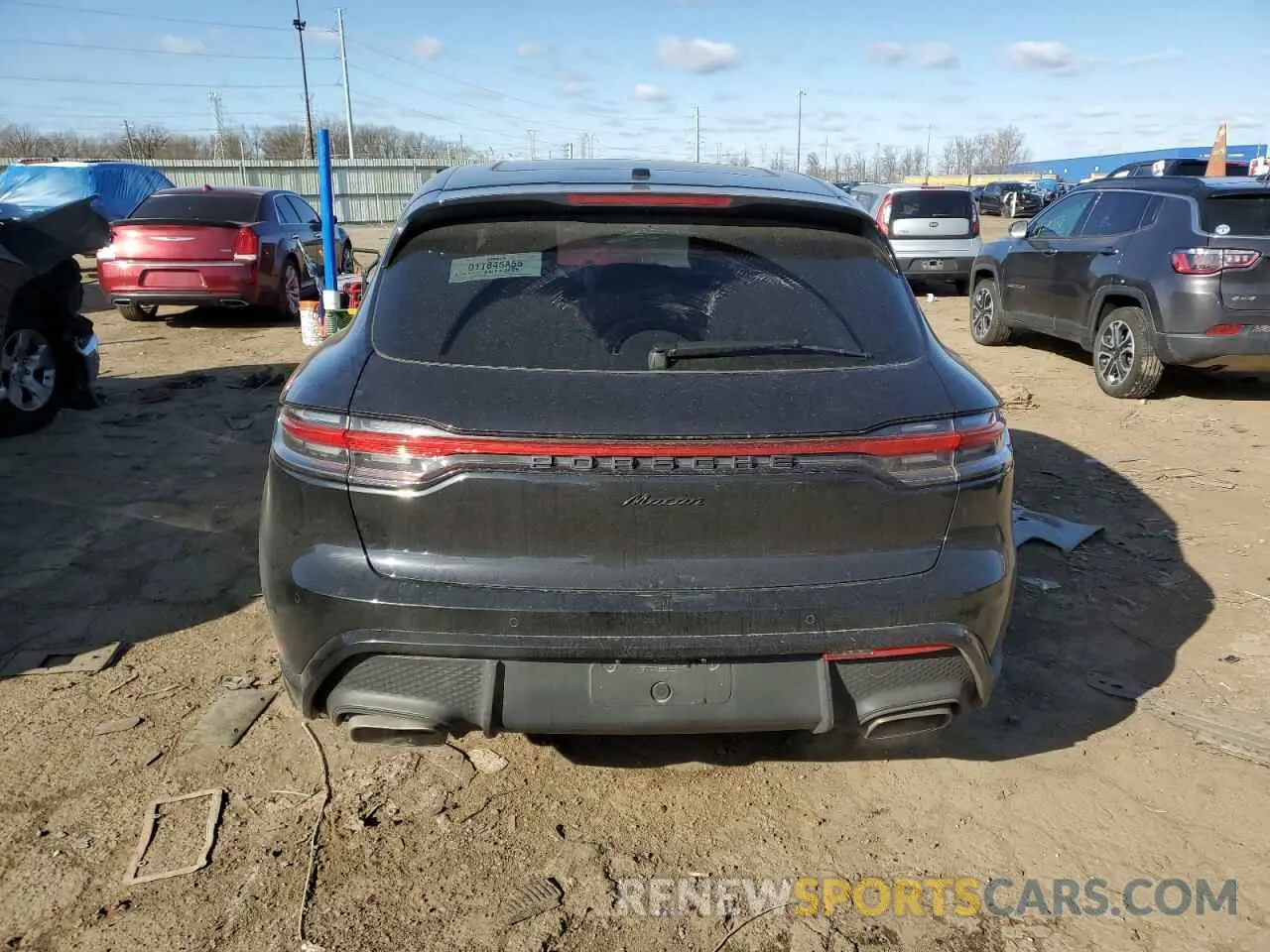 6 Photograph of a damaged car WP1AA2A57NLB02293 PORSCHE MACAN 2022
