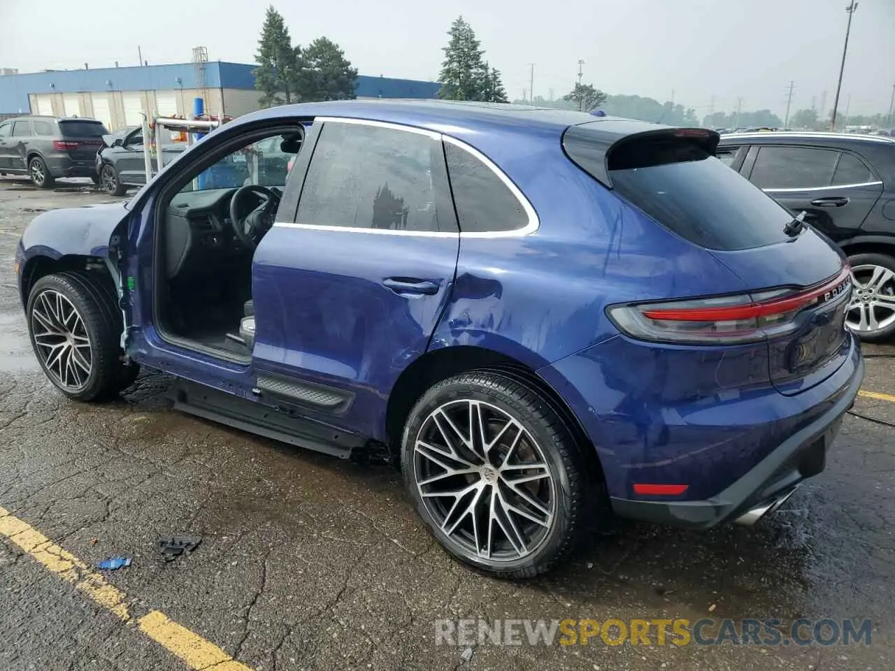 2 Photograph of a damaged car WP1AA2A58NLB09057 PORSCHE MACAN 2022
