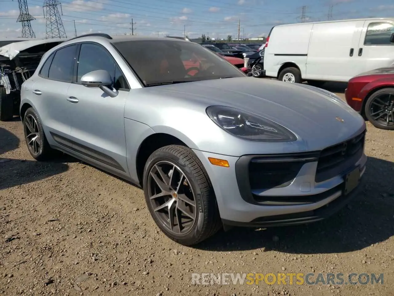 4 Photograph of a damaged car WP1AA2A58NLB10466 PORSCHE MACAN 2022