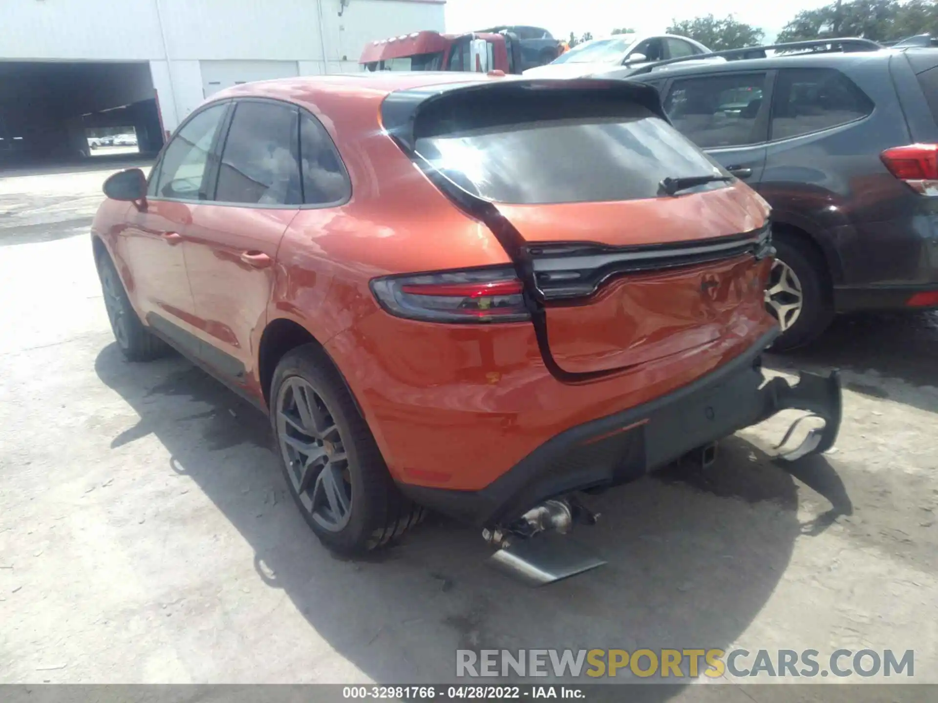 3 Photograph of a damaged car WP1AA2A59NLB01842 PORSCHE MACAN 2022