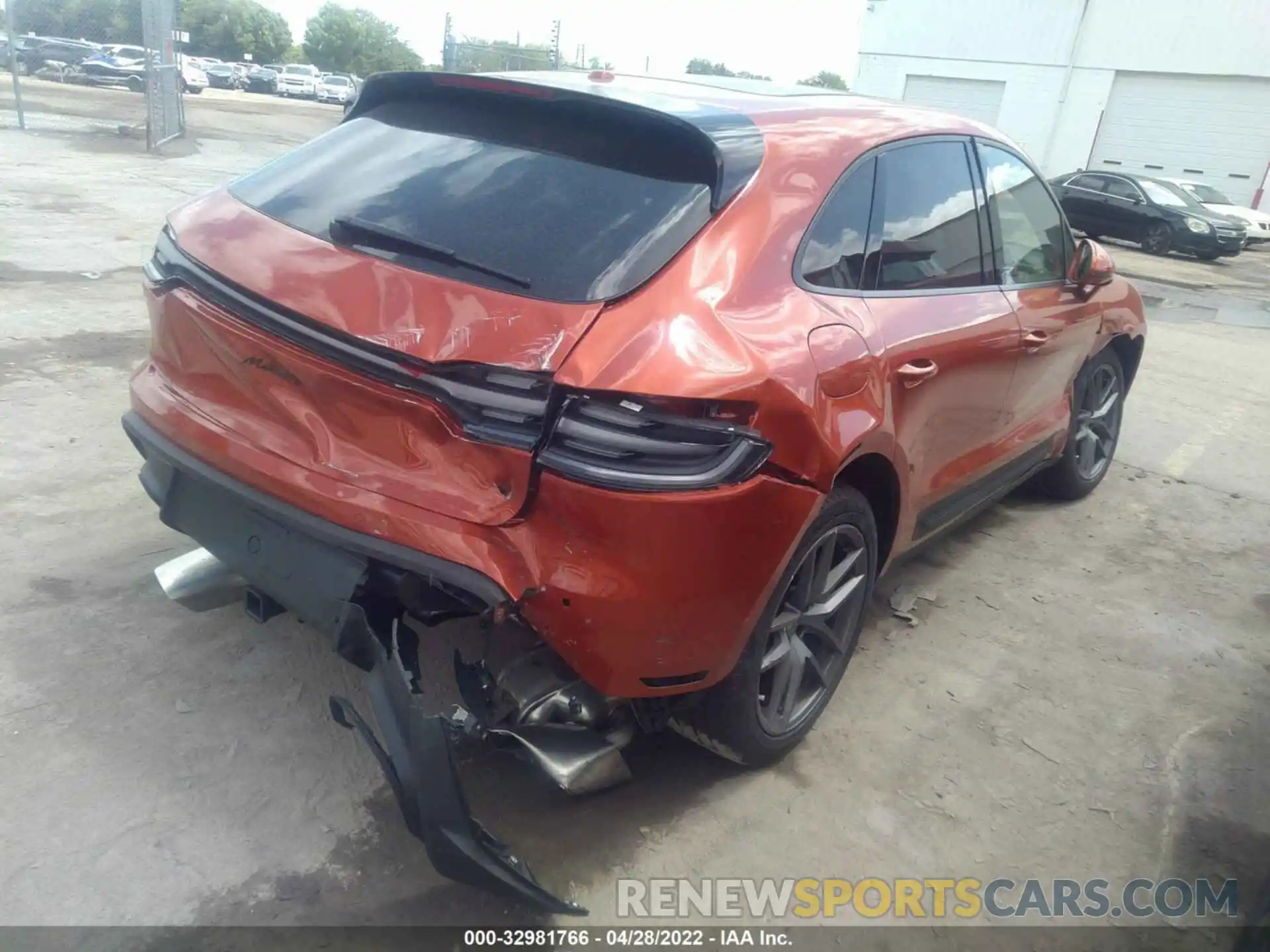 4 Photograph of a damaged car WP1AA2A59NLB01842 PORSCHE MACAN 2022