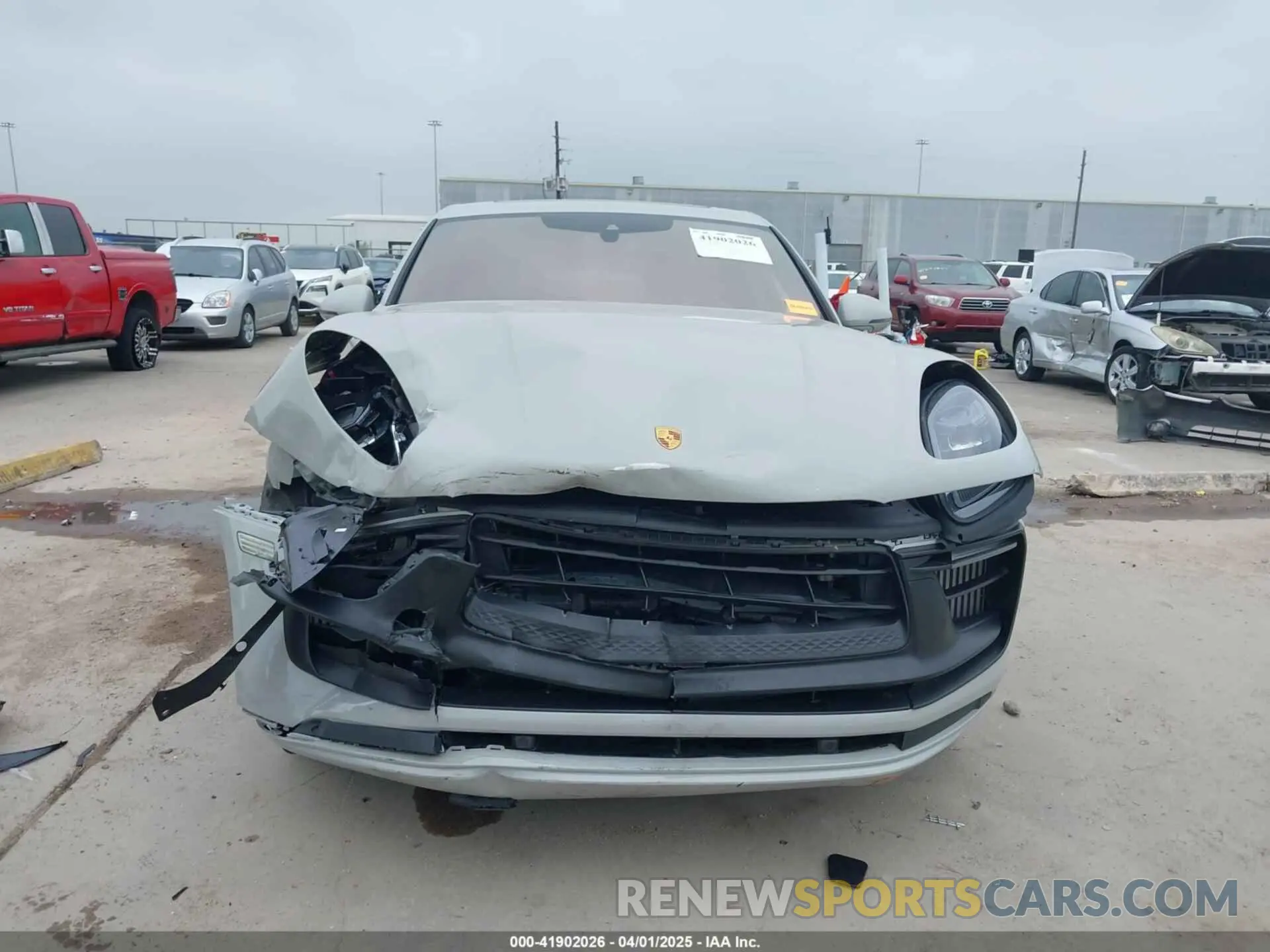 12 Photograph of a damaged car WP1AF2A53NLB31162 PORSCHE MACAN 2022