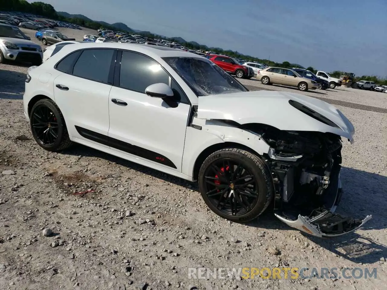4 Photograph of a damaged car WP1AF2A53NLB31632 PORSCHE MACAN 2022