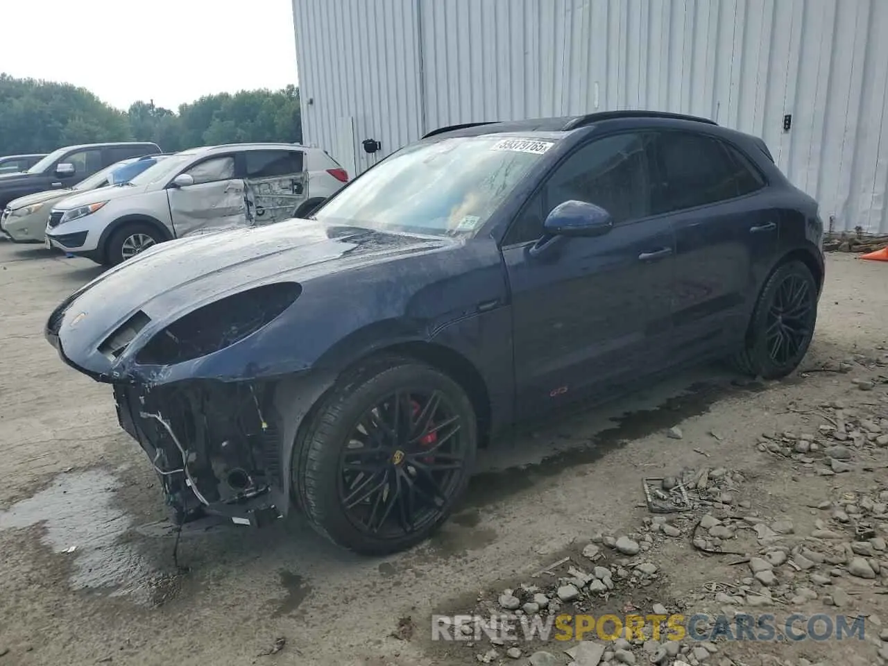 1 Photograph of a damaged car WP1AF2A56NLB30555 PORSCHE MACAN 2022
