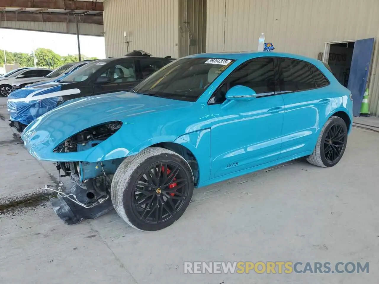 1 Photograph of a damaged car WP1AF2A56NLB31379 PORSCHE MACAN 2022