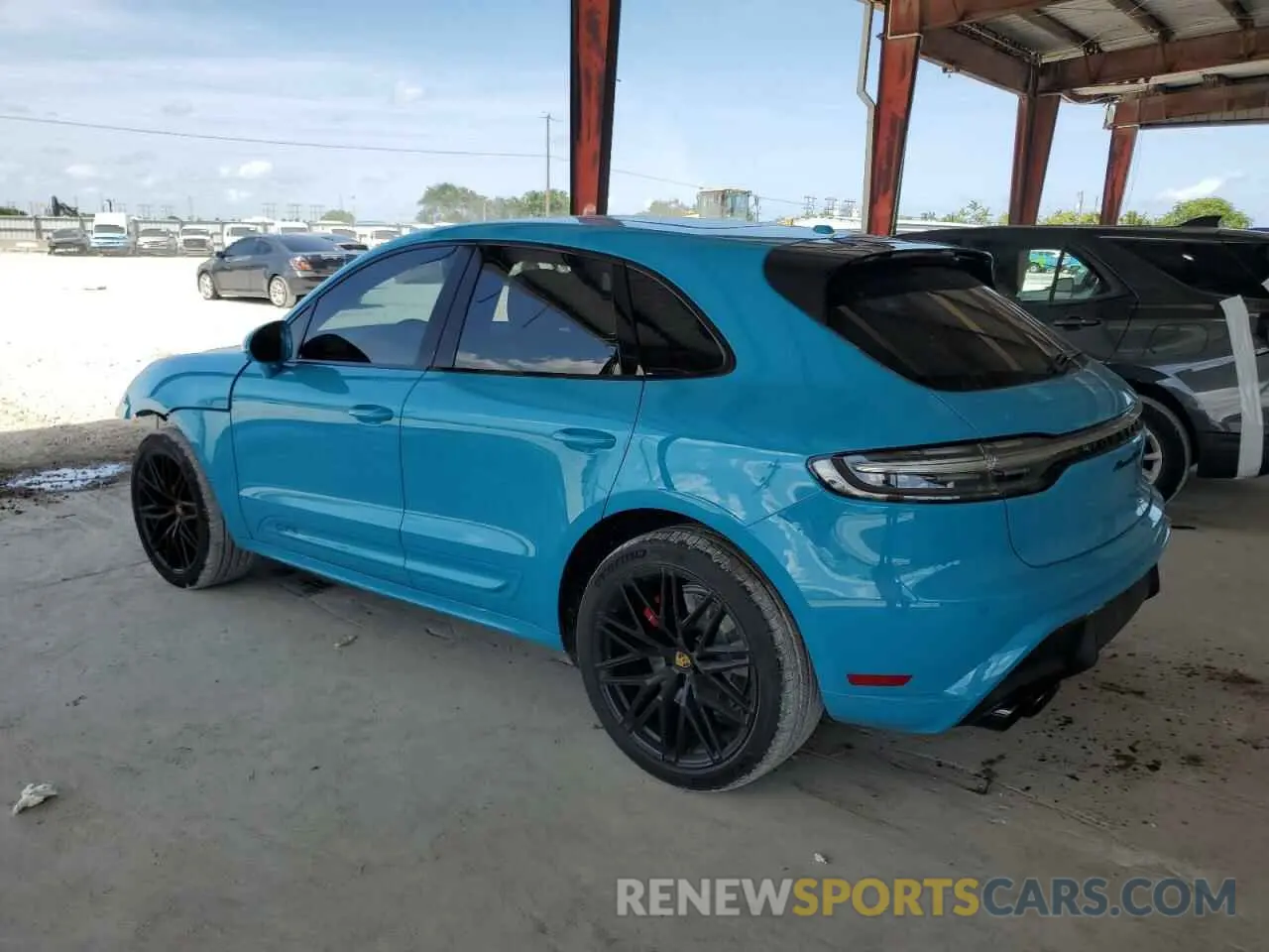 2 Photograph of a damaged car WP1AF2A56NLB31379 PORSCHE MACAN 2022