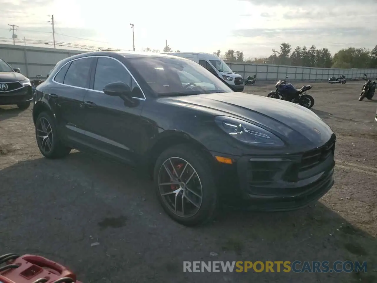 4 Photograph of a damaged car WP1AG2A53NLB23558 PORSCHE MACAN 2022