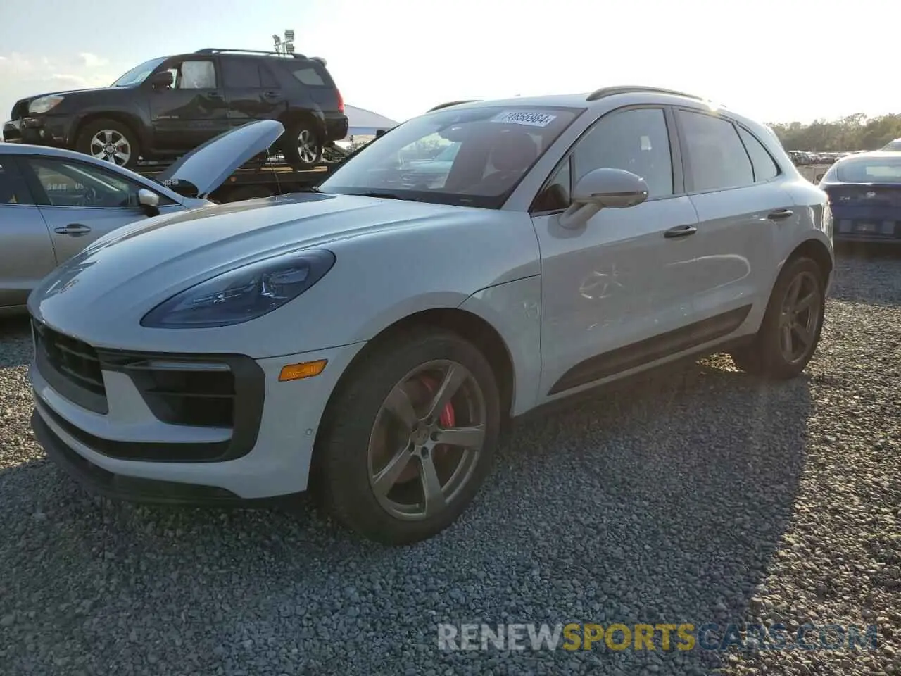 1 Photograph of a damaged car WP1AG2A54NLB20314 PORSCHE MACAN 2022