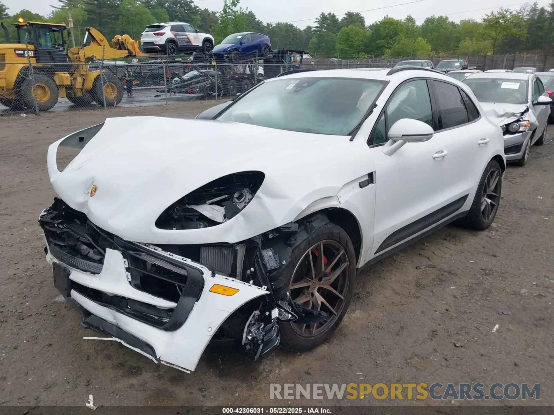 2 Photograph of a damaged car WP1AG2A57NLB20341 PORSCHE MACAN 2022