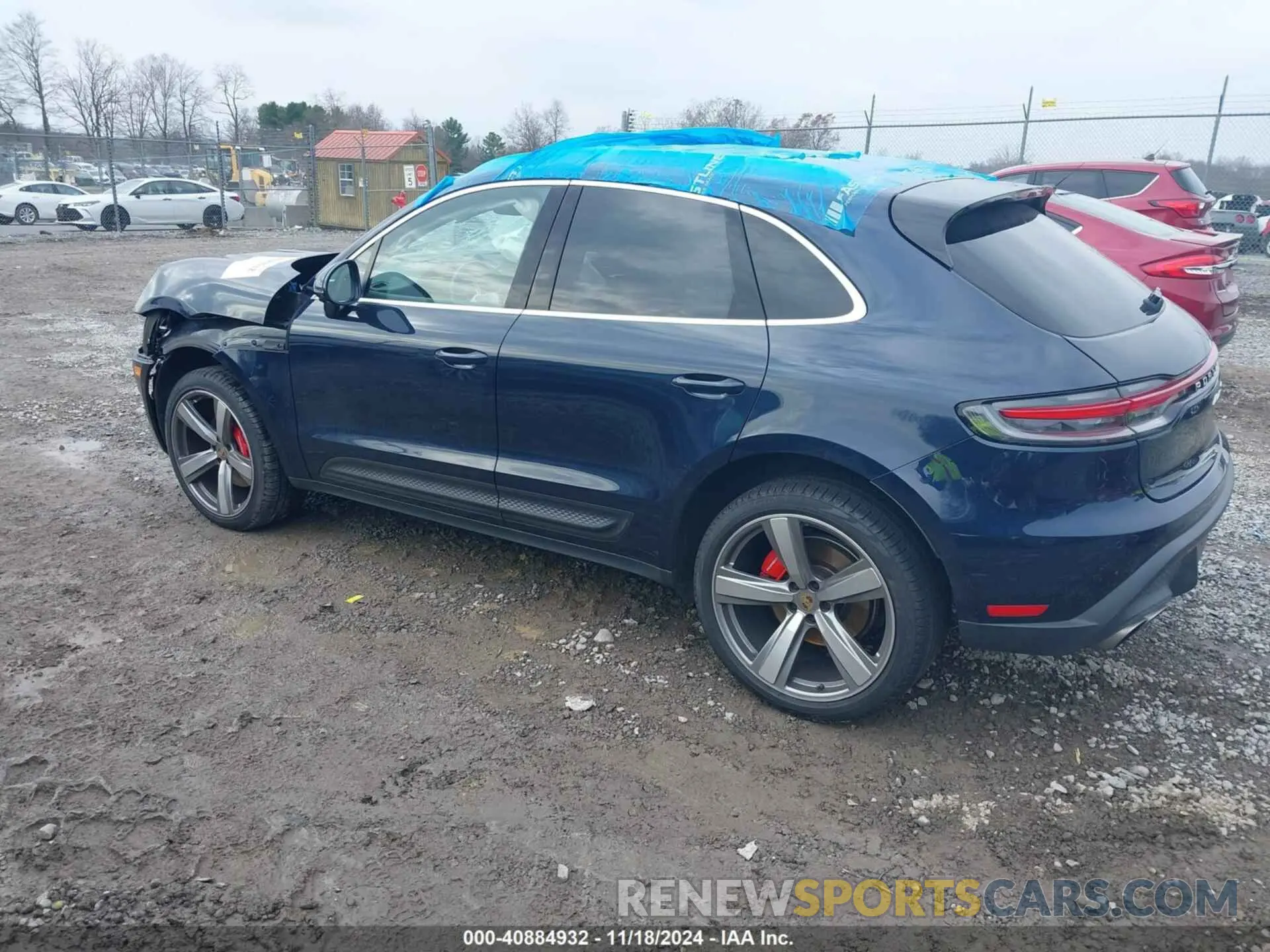 3 Photograph of a damaged car WP1AG2A57NLB22154 PORSCHE MACAN 2022