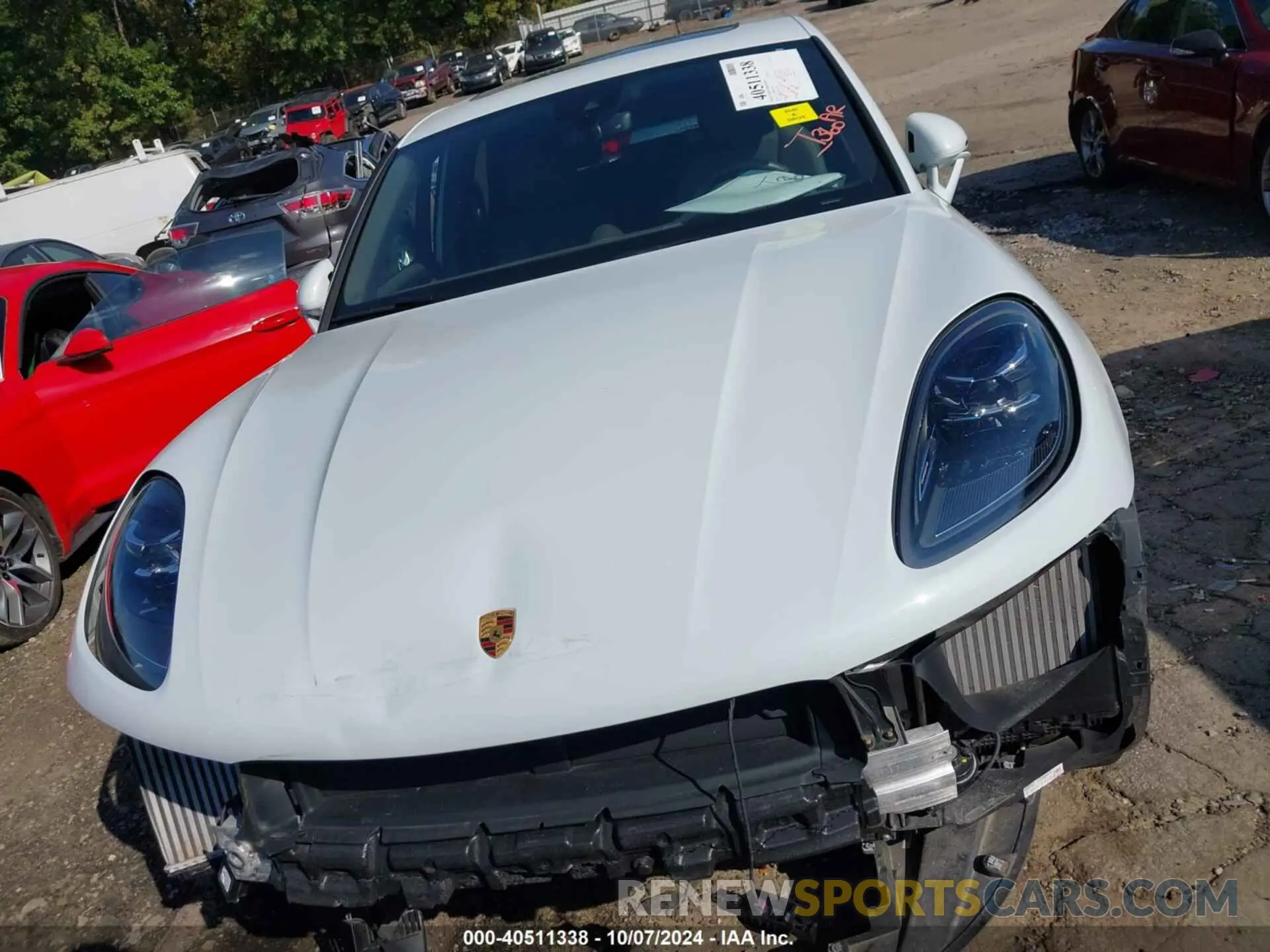 13 Photograph of a damaged car WP1AG2A58NLB21014 PORSCHE MACAN 2022
