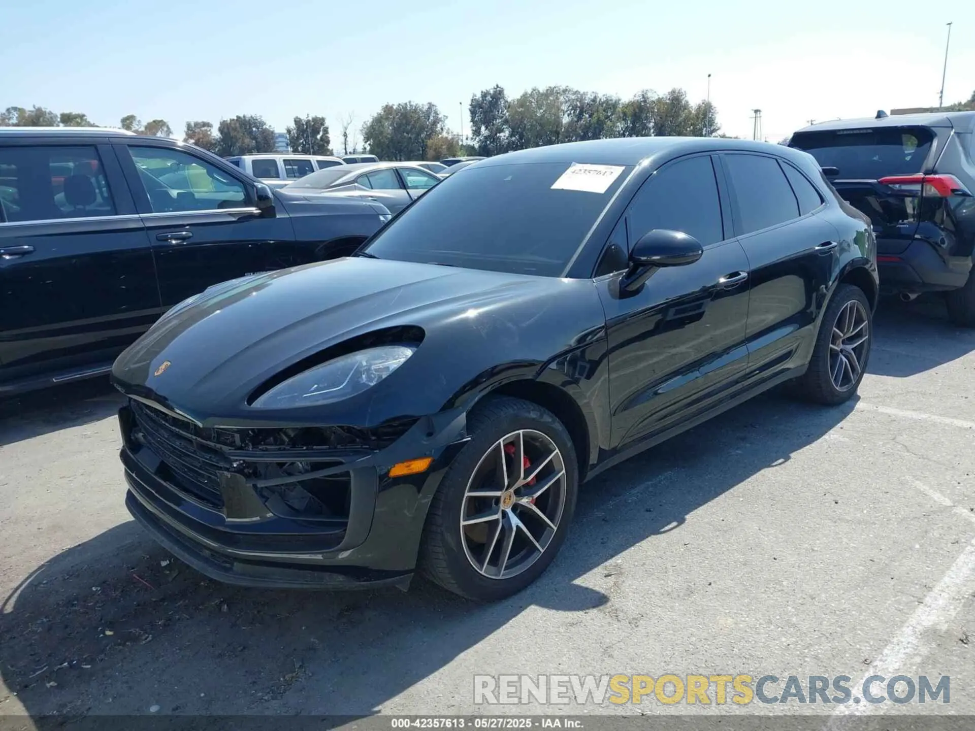 2 Photograph of a damaged car WP1AG2A59NLB24147 PORSCHE MACAN 2022