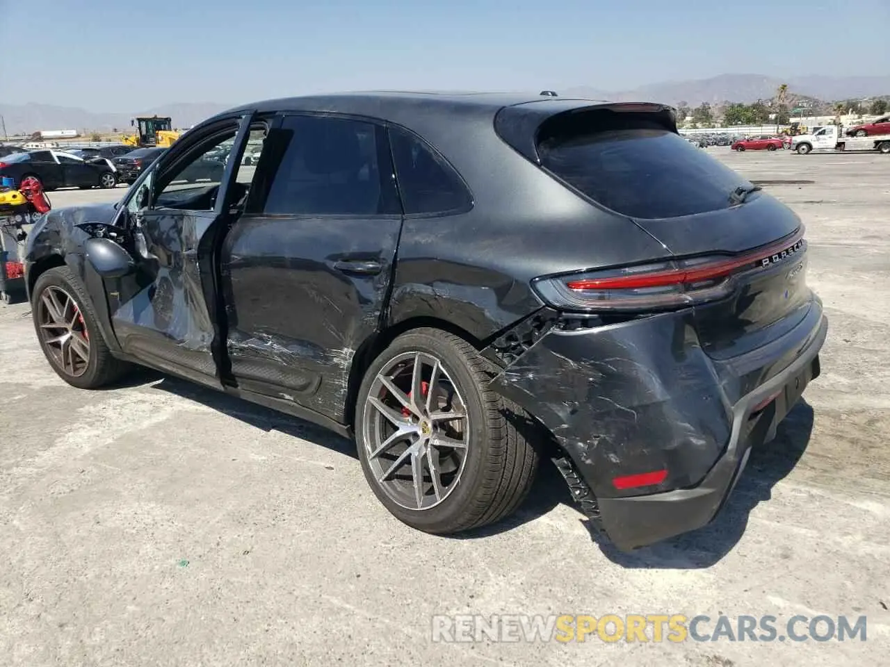 2 Photograph of a damaged car WP1AG2A5XNLB22410 PORSCHE MACAN 2022
