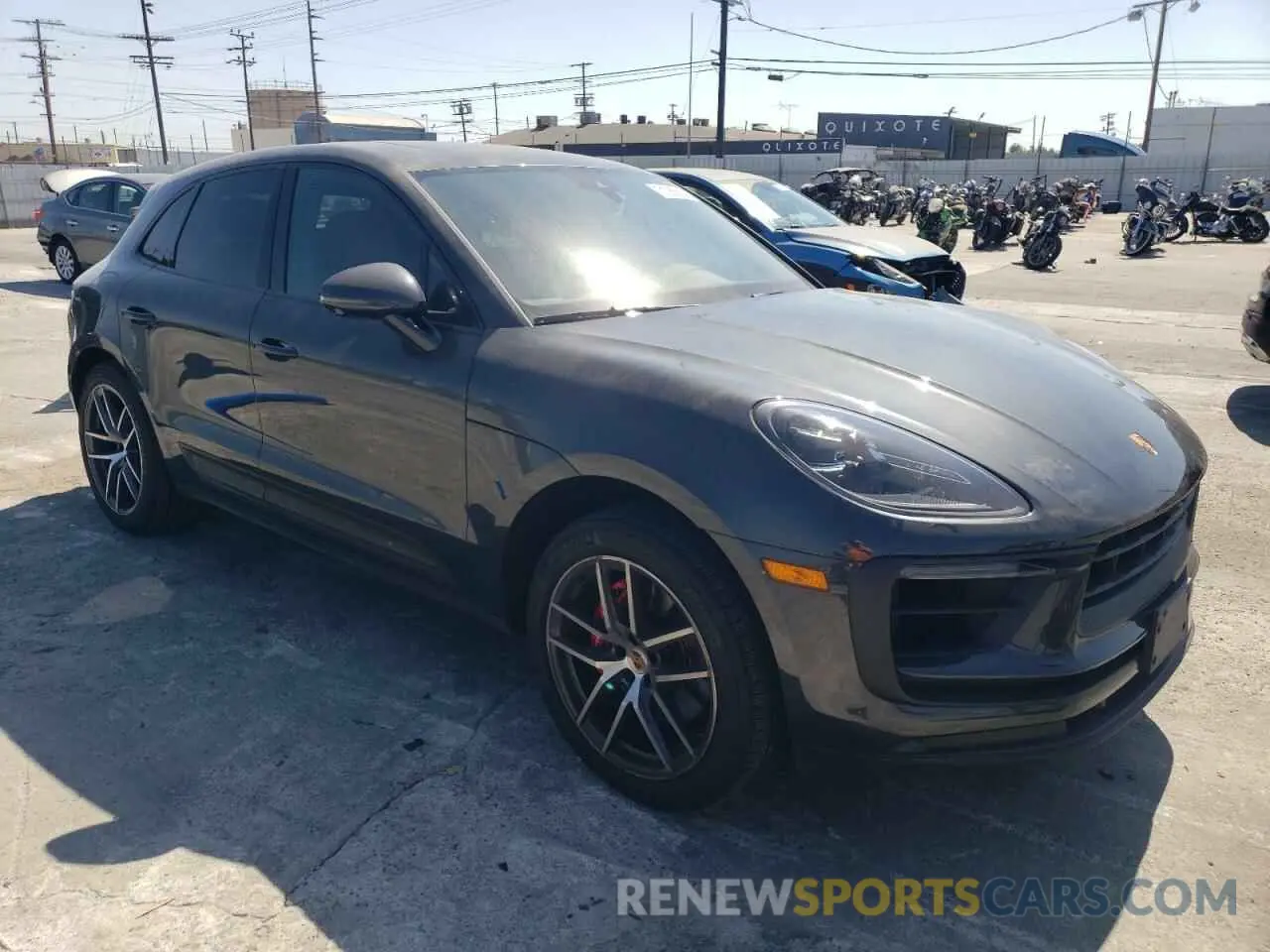 4 Photograph of a damaged car WP1AG2A5XNLB22410 PORSCHE MACAN 2022