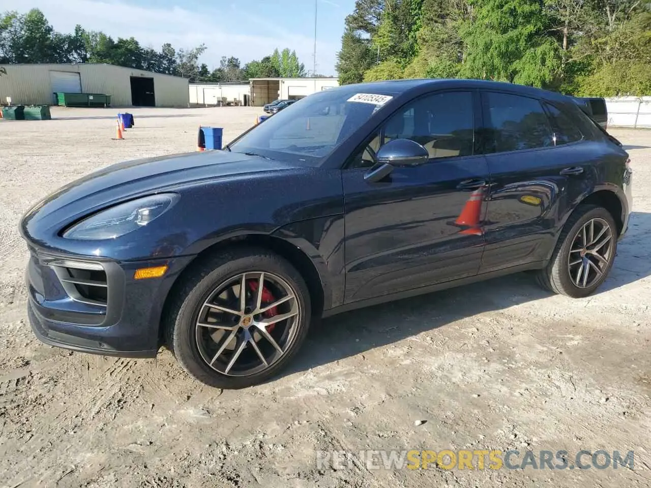 1 Photograph of a damaged car WP1AG2A5XNLB23833 PORSCHE MACAN 2022
