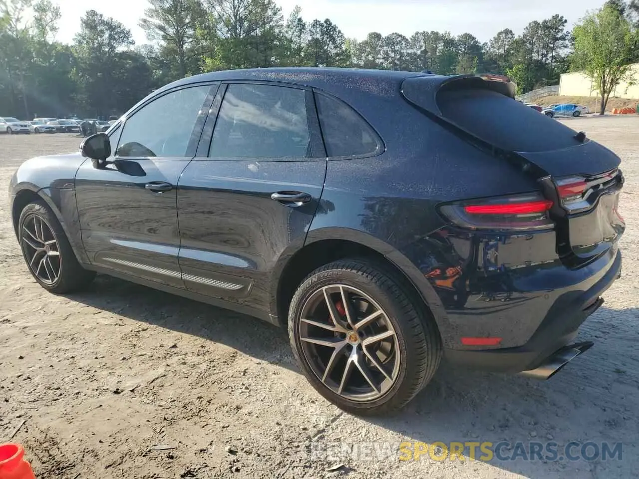 2 Photograph of a damaged car WP1AG2A5XNLB23833 PORSCHE MACAN 2022