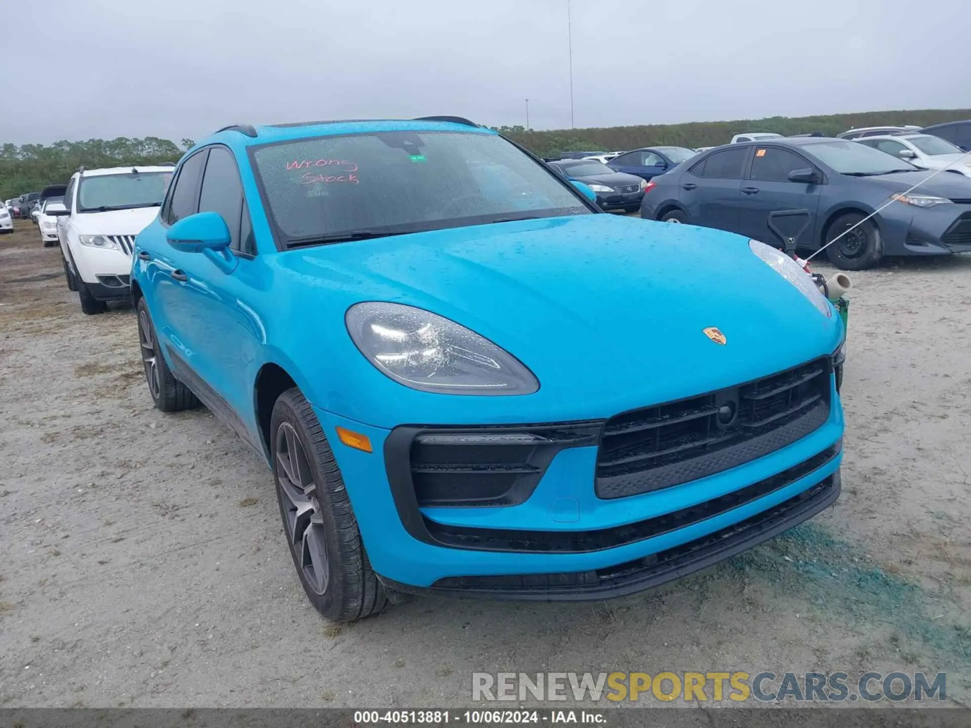 1 Photograph of a damaged car WP1AA2A50PLB03238 PORSCHE MACAN 2023