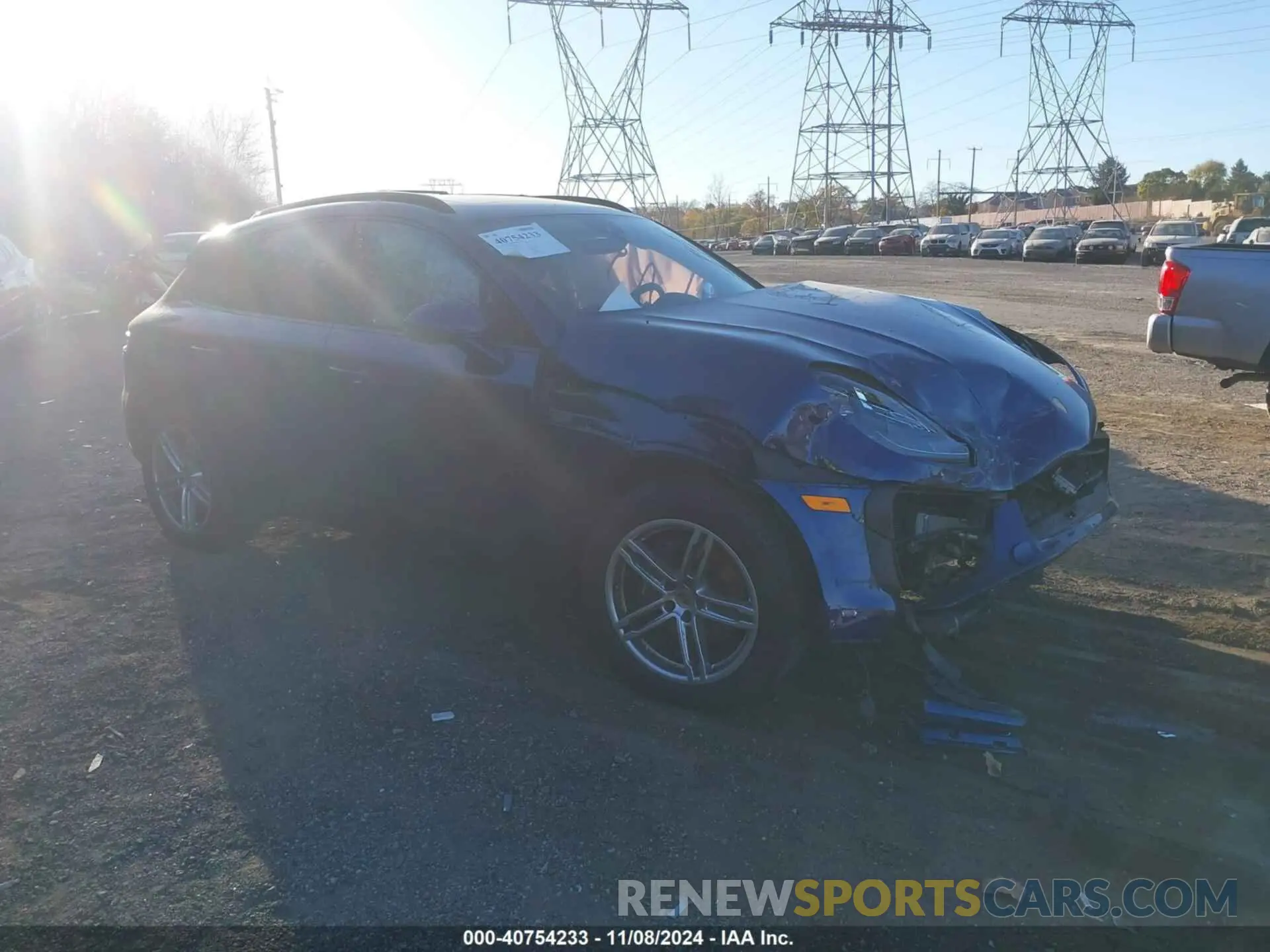 1 Photograph of a damaged car WP1AA2A53PLB21863 PORSCHE MACAN 2023