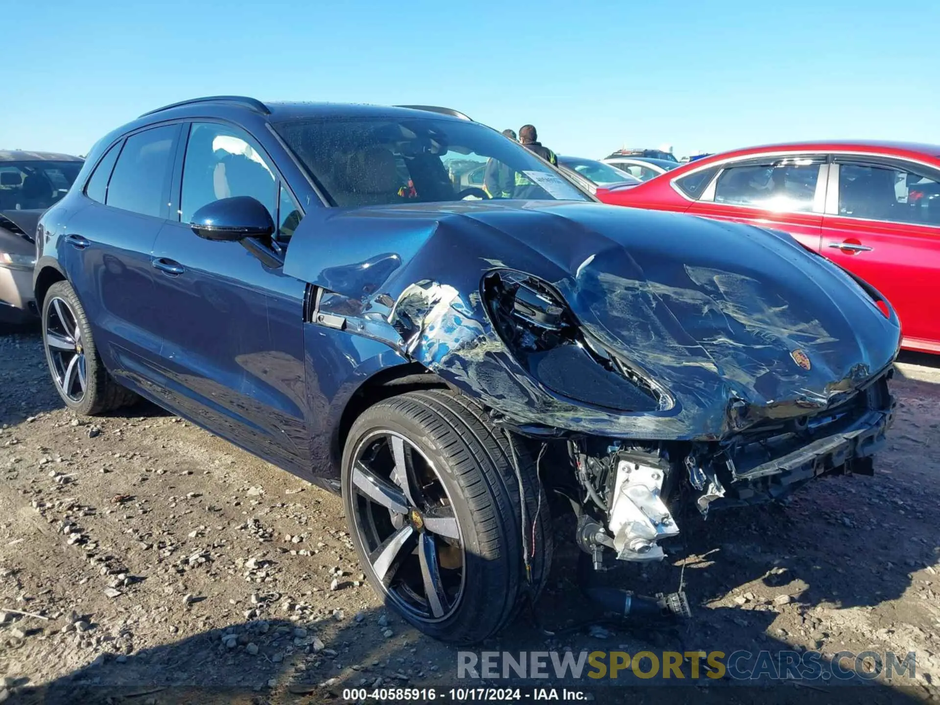 1 Photograph of a damaged car WP1AA2A54PLB18289 PORSCHE MACAN 2023