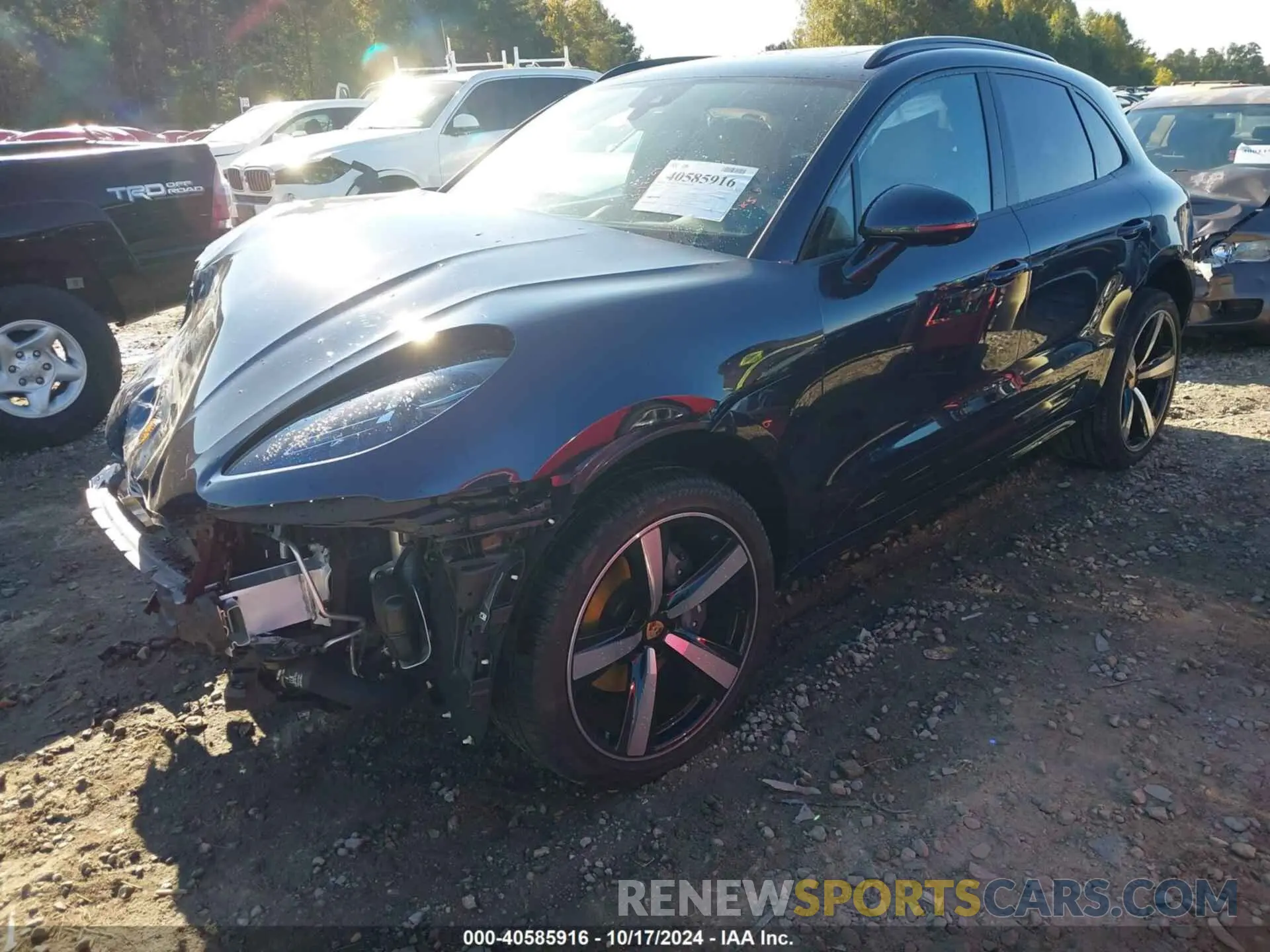 2 Photograph of a damaged car WP1AA2A54PLB18289 PORSCHE MACAN 2023