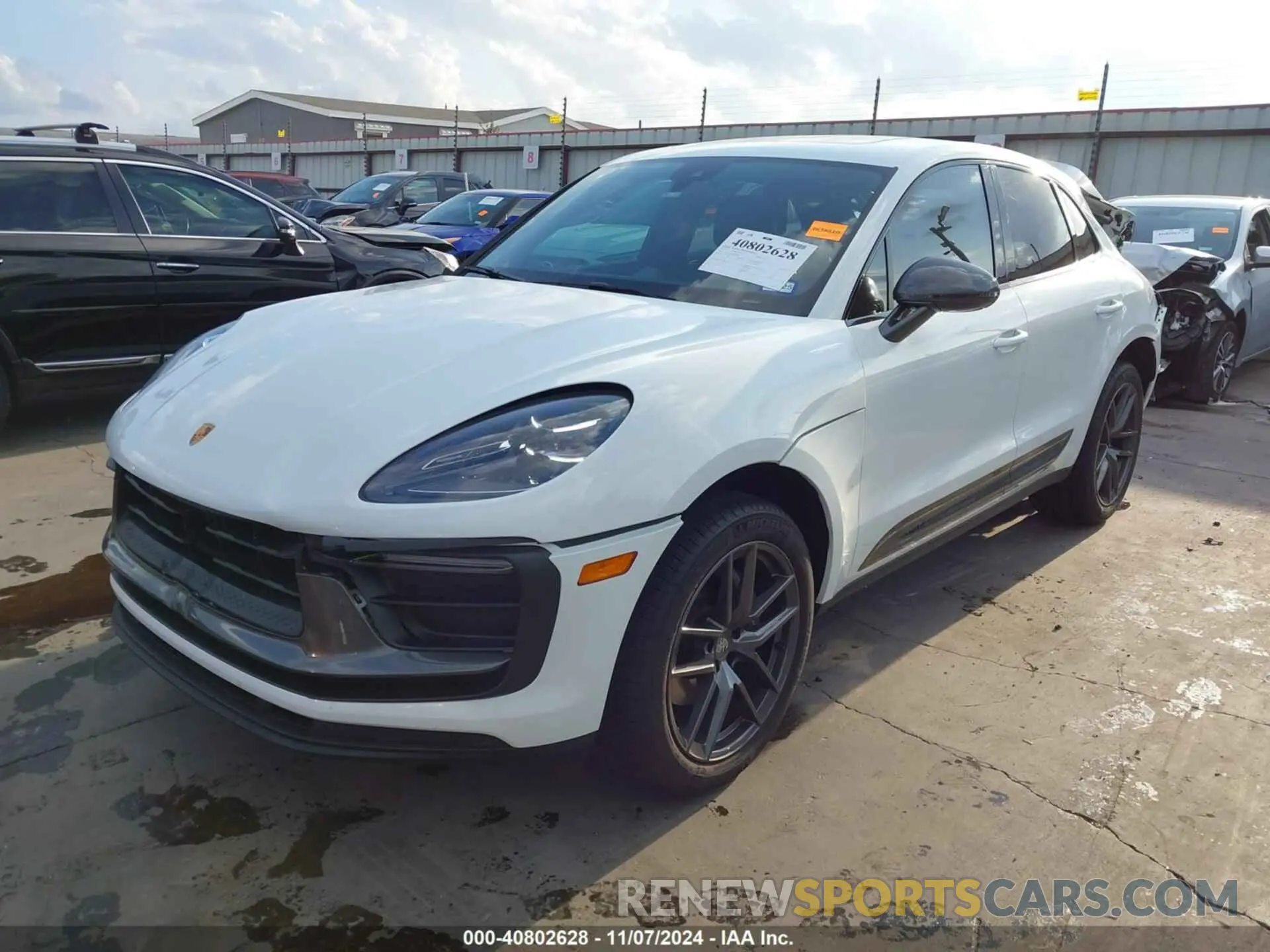 2 Photograph of a damaged car WP1AA2A55PLB20505 PORSCHE MACAN 2023