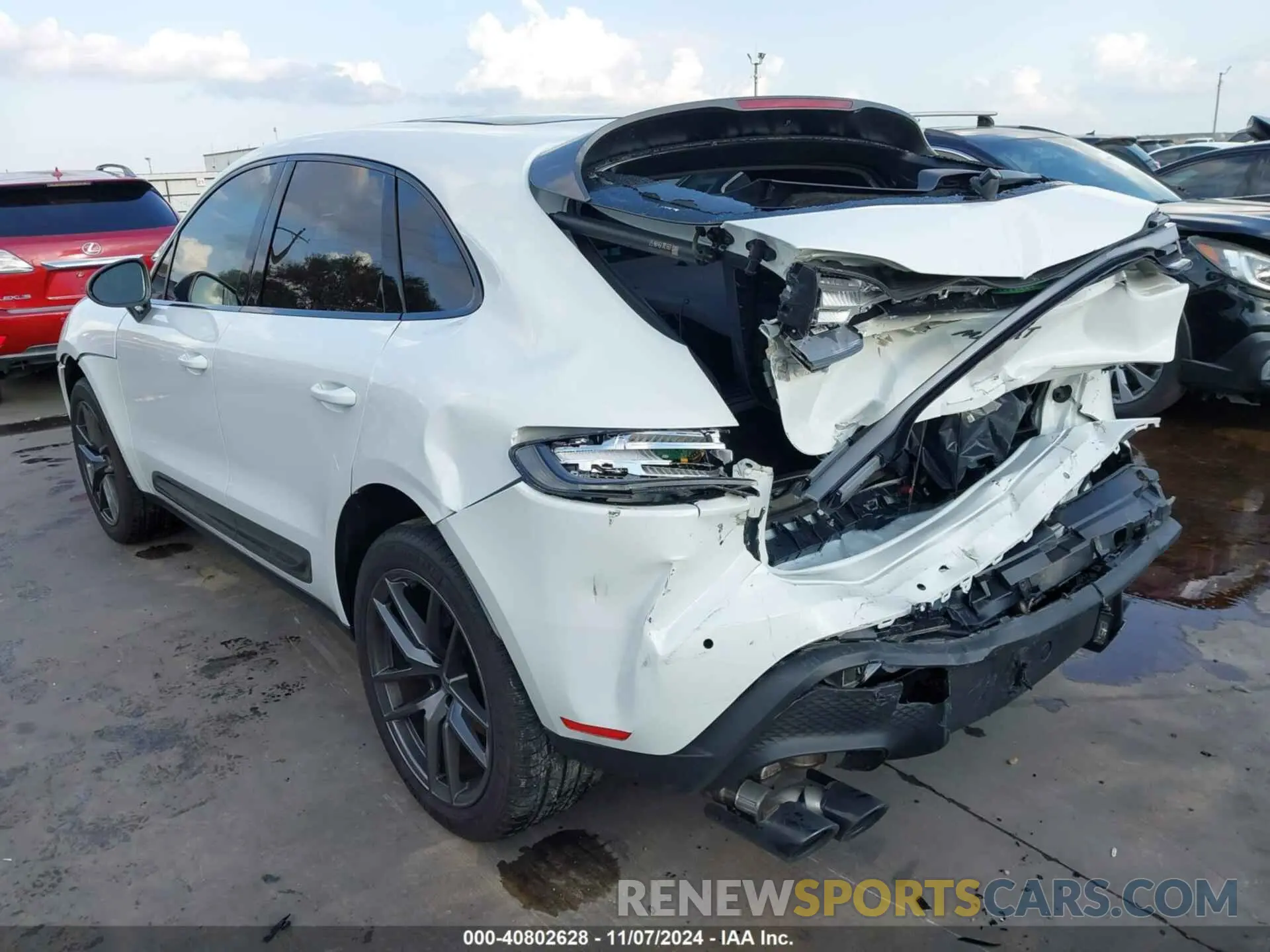 3 Photograph of a damaged car WP1AA2A55PLB20505 PORSCHE MACAN 2023