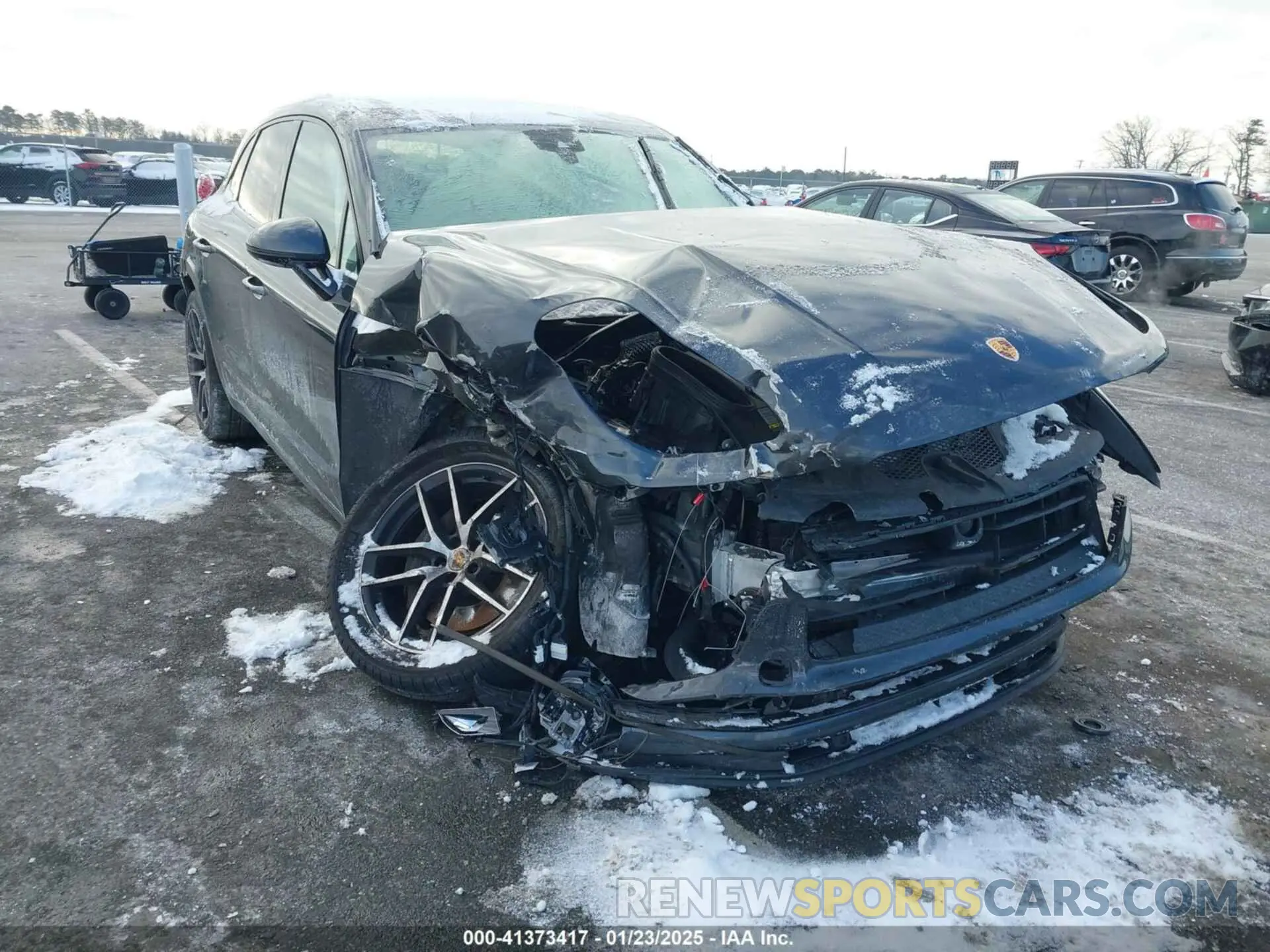 1 Photograph of a damaged car WP1AA2A56PLB06547 PORSCHE MACAN 2023