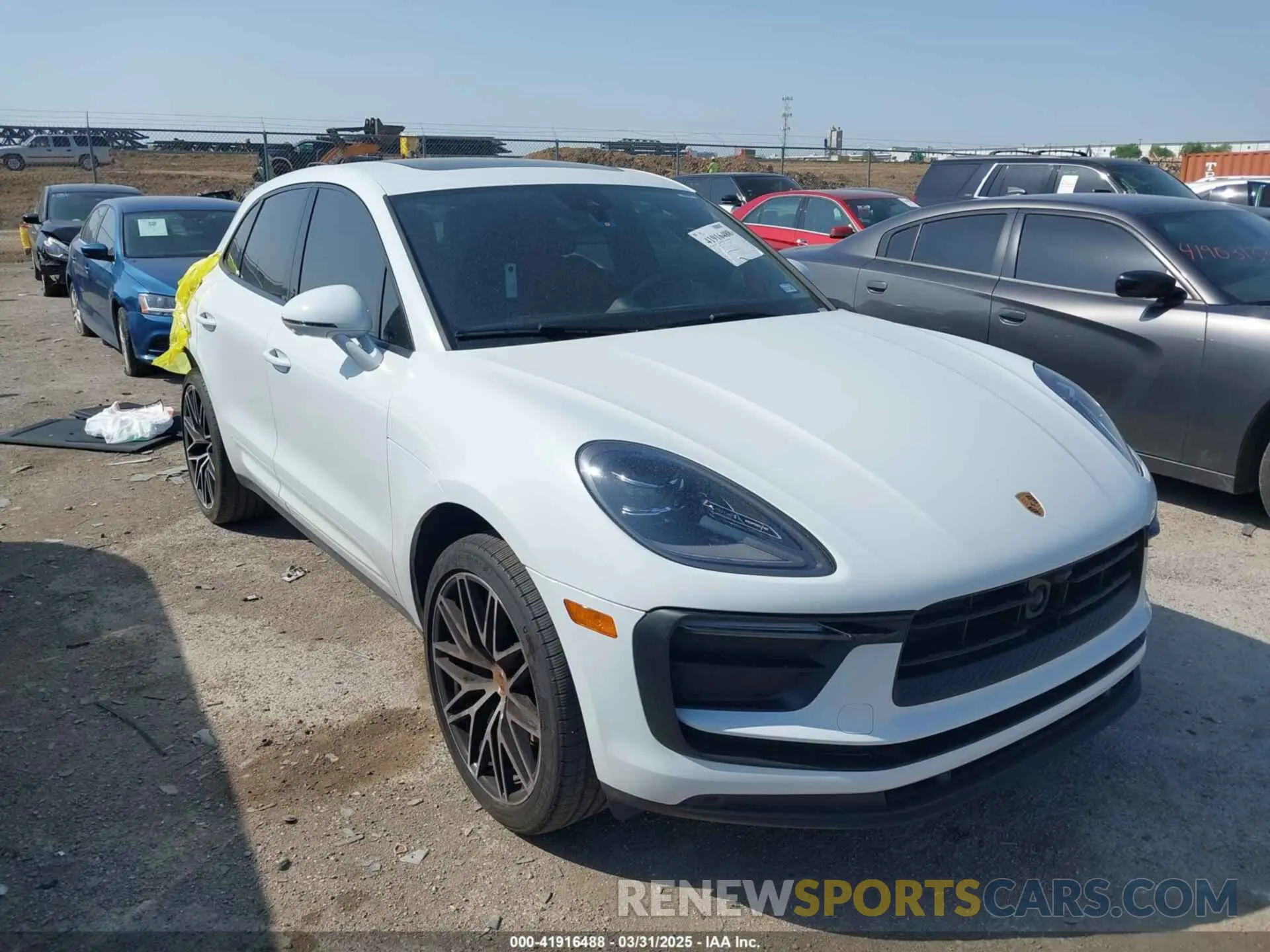 1 Photograph of a damaged car WP1AA2A57PLB21266 PORSCHE MACAN 2023