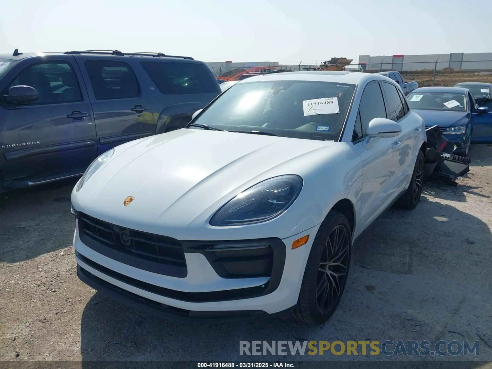 2 Photograph of a damaged car WP1AA2A57PLB21266 PORSCHE MACAN 2023