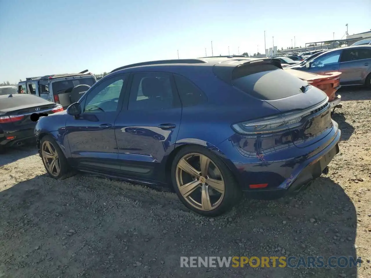 2 Photograph of a damaged car WP1AF2A52PLB57318 PORSCHE MACAN 2023