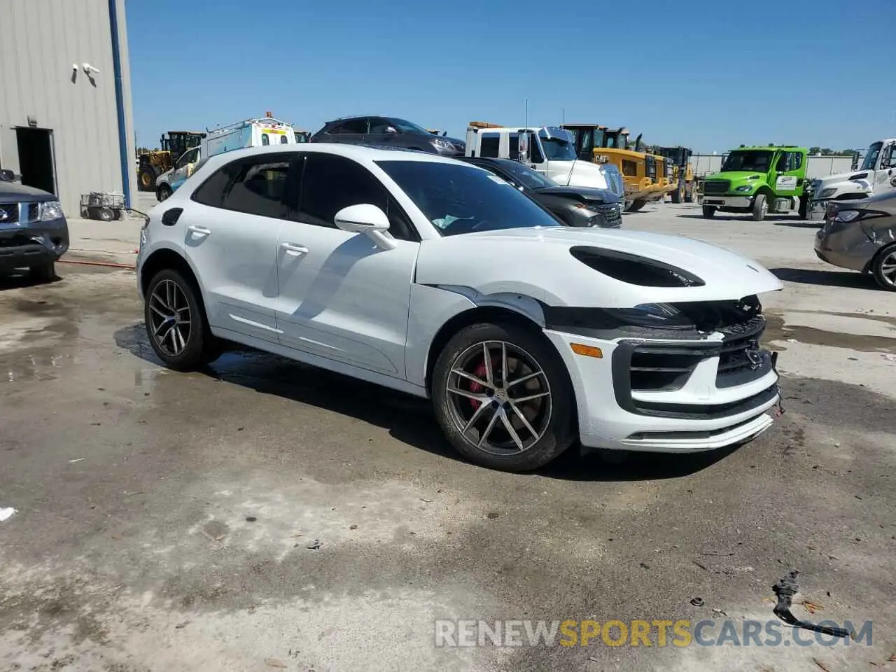 4 Photograph of a damaged car WP1AG2A50PLB36397 PORSCHE MACAN 2023