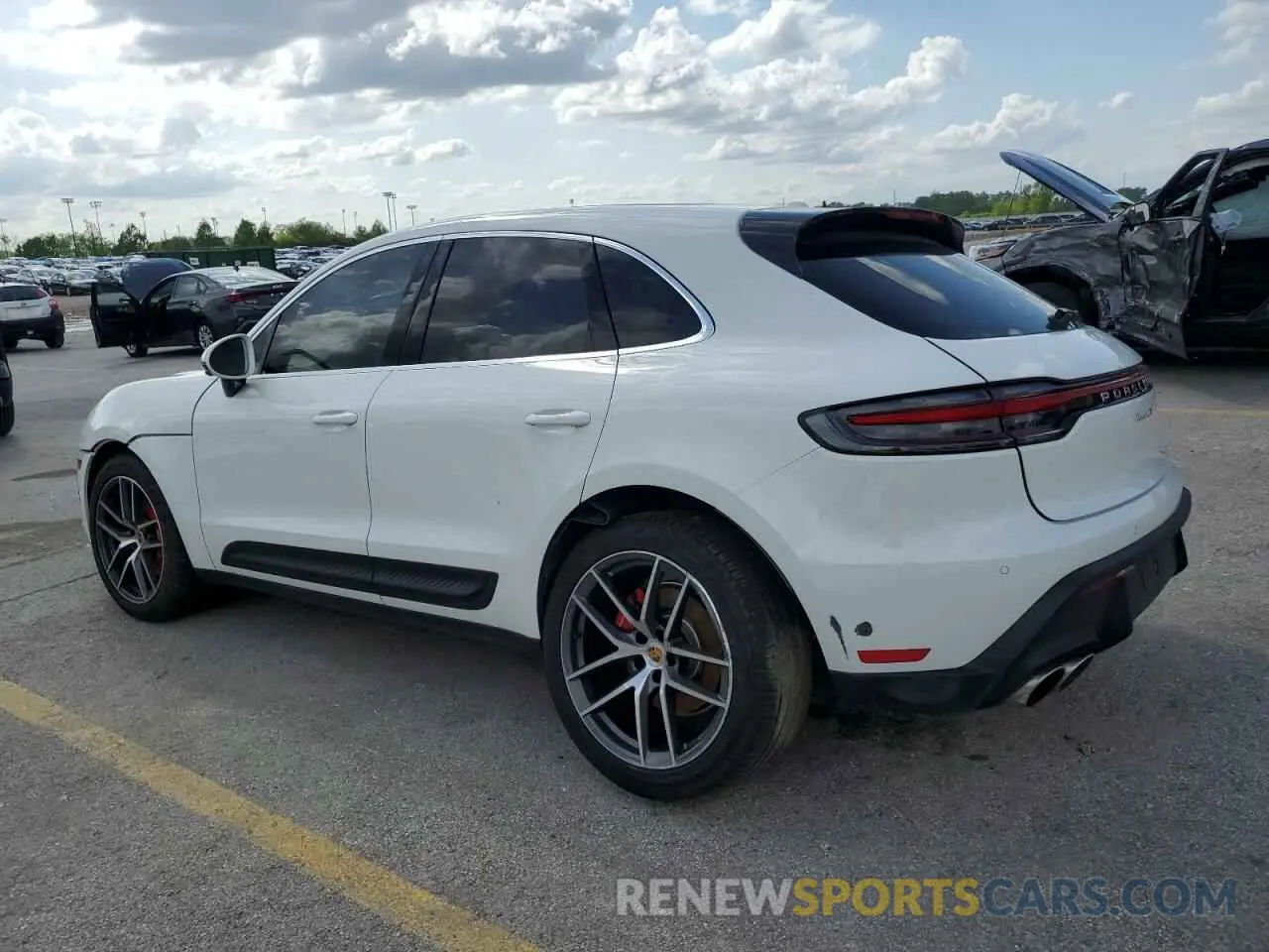 2 Photograph of a damaged car WP1AG2A51PLB40569 PORSCHE MACAN 2023