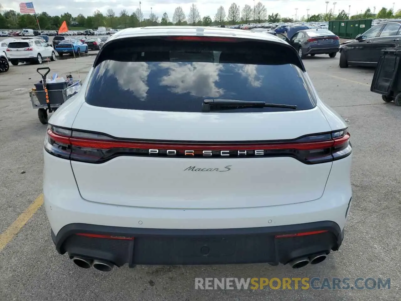 6 Photograph of a damaged car WP1AG2A51PLB40569 PORSCHE MACAN 2023