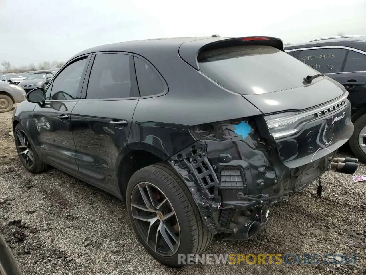 2 Photograph of a damaged car WP1AG2A51PLB41933 PORSCHE MACAN 2023