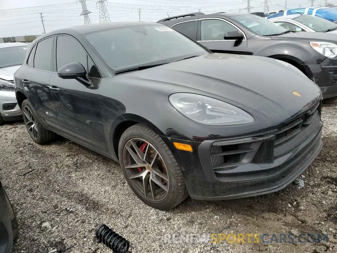 4 Photograph of a damaged car WP1AG2A51PLB41933 PORSCHE MACAN 2023