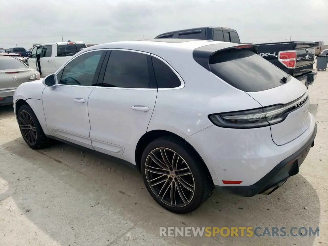 2 Photograph of a damaged car WP1AG2A52PLB38068 PORSCHE MACAN 2023