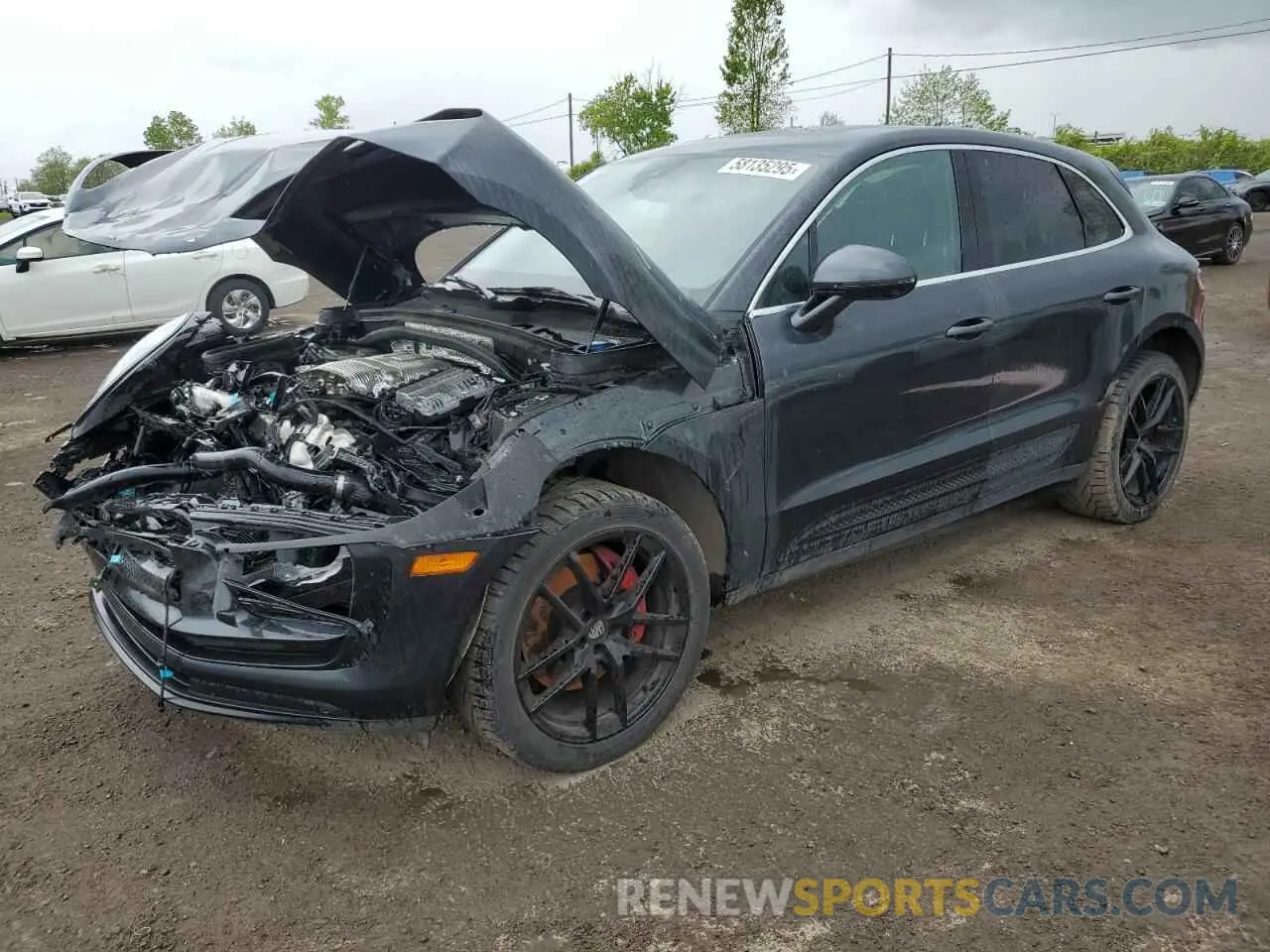 1 Photograph of a damaged car WP1AG2A52PLB41777 PORSCHE MACAN 2023