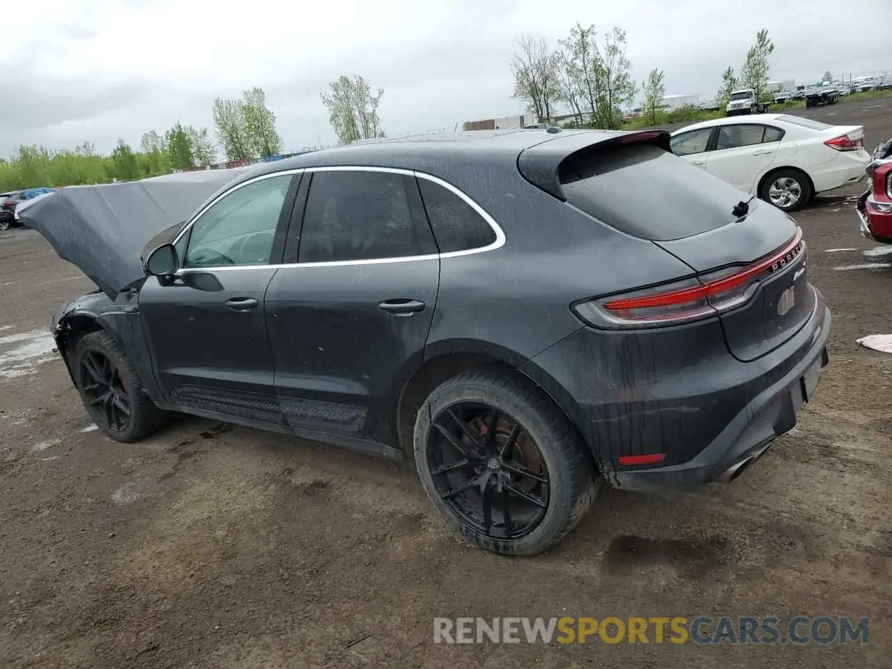 2 Photograph of a damaged car WP1AG2A52PLB41777 PORSCHE MACAN 2023