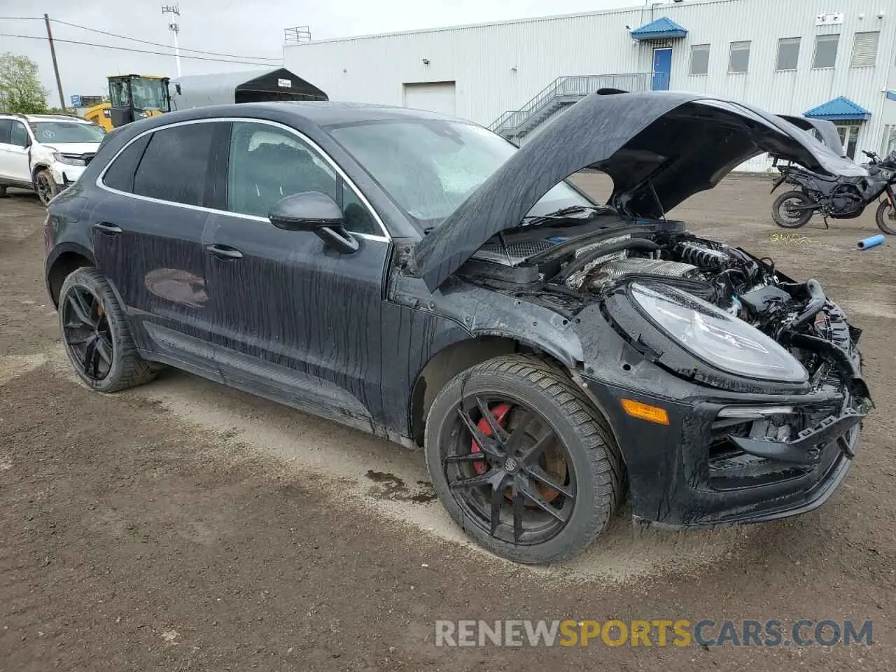 4 Photograph of a damaged car WP1AG2A52PLB41777 PORSCHE MACAN 2023