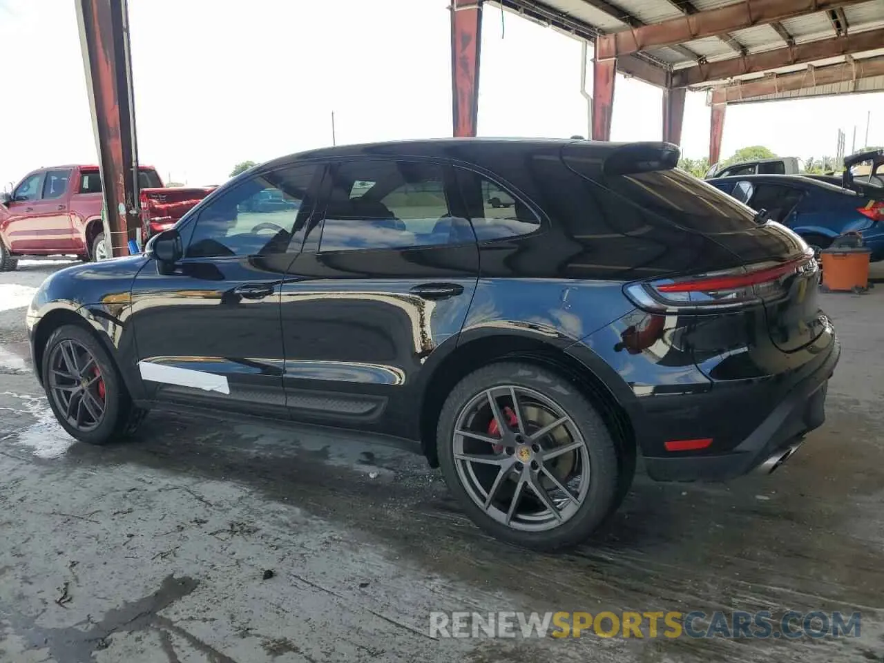 2 Photograph of a damaged car WP1AG2A53PLB37611 PORSCHE MACAN 2023