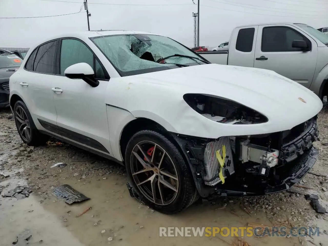 4 Photograph of a damaged car WP1AG2A56PLB35089 PORSCHE MACAN 2023