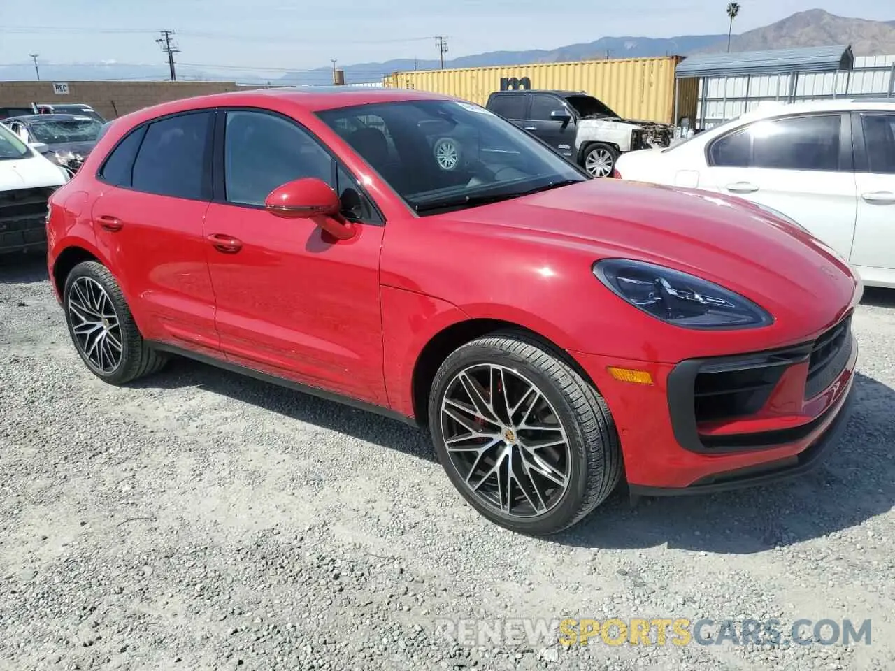 4 Photograph of a damaged car WP1AG2A56PLB38526 PORSCHE MACAN 2023