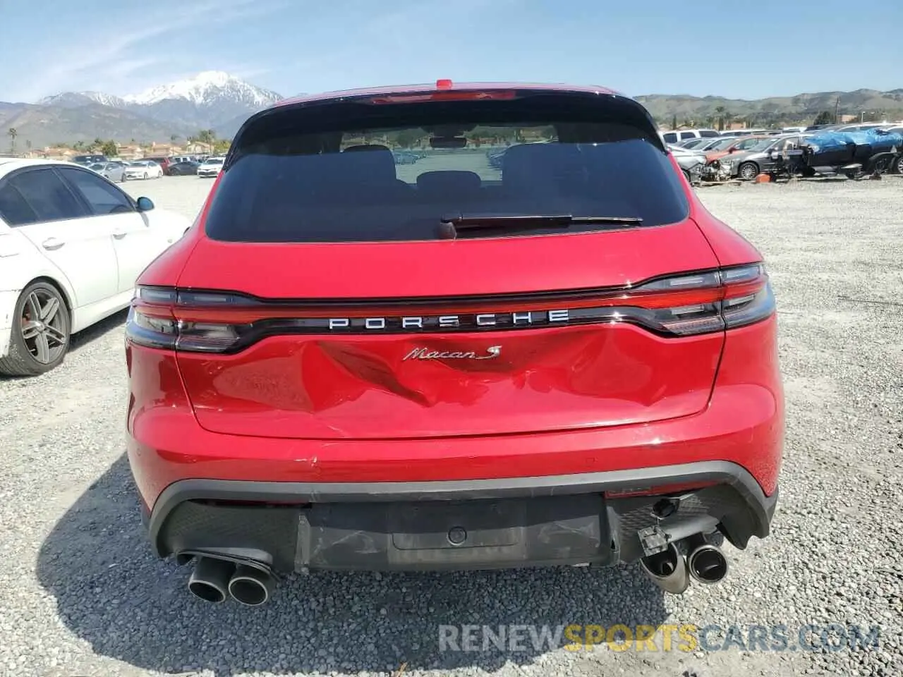 6 Photograph of a damaged car WP1AG2A56PLB38526 PORSCHE MACAN 2023