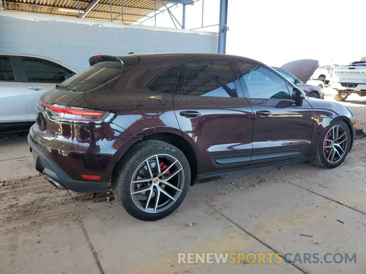 3 Photograph of a damaged car WP1AG2A57PLB40270 PORSCHE MACAN 2023