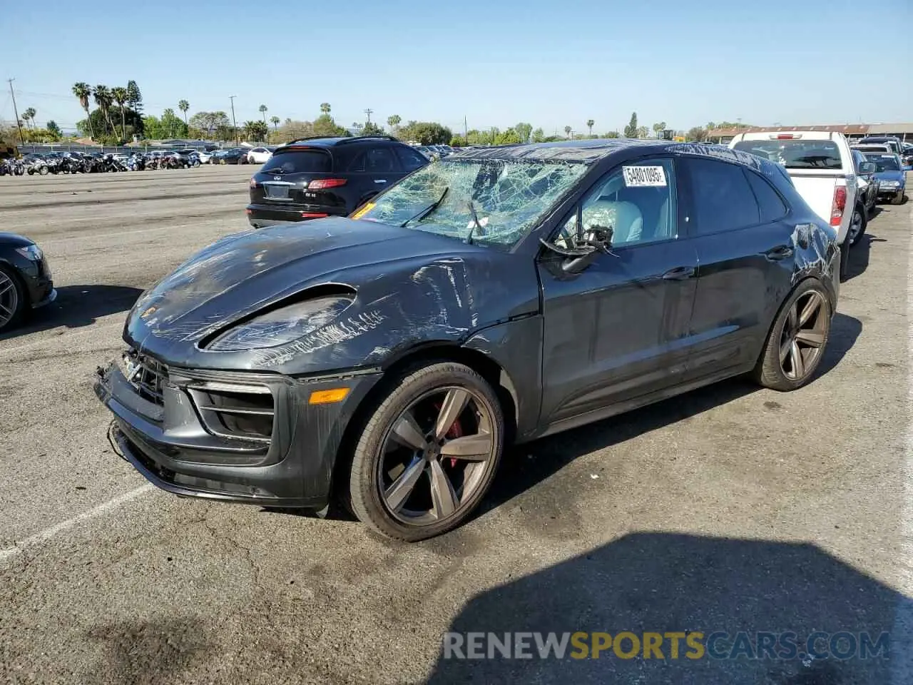 1 Photograph of a damaged car WP1AG2A58PLB40570 PORSCHE MACAN 2023